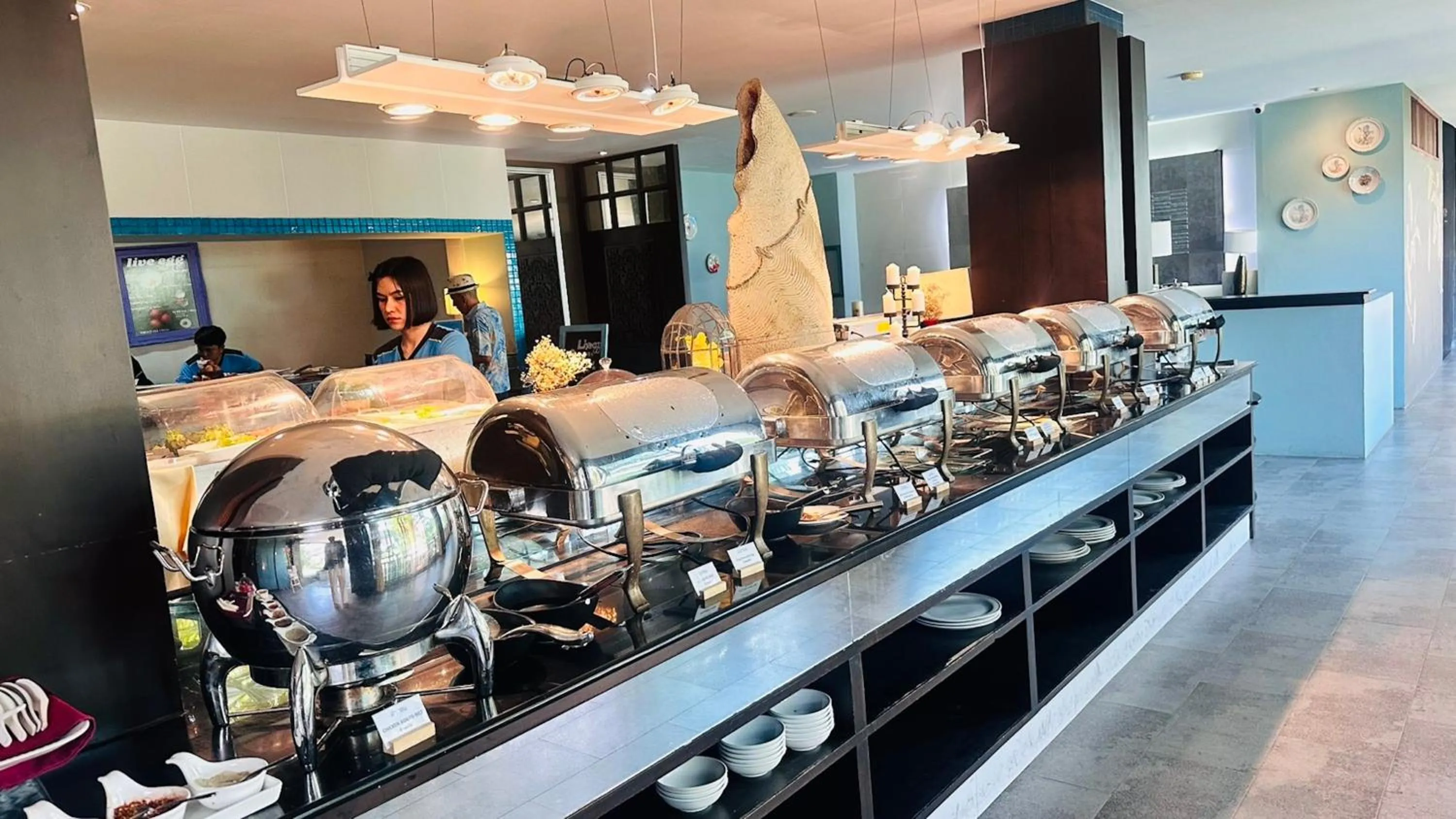 Buffet breakfast in Anyavee Tubkaek Beach Resort