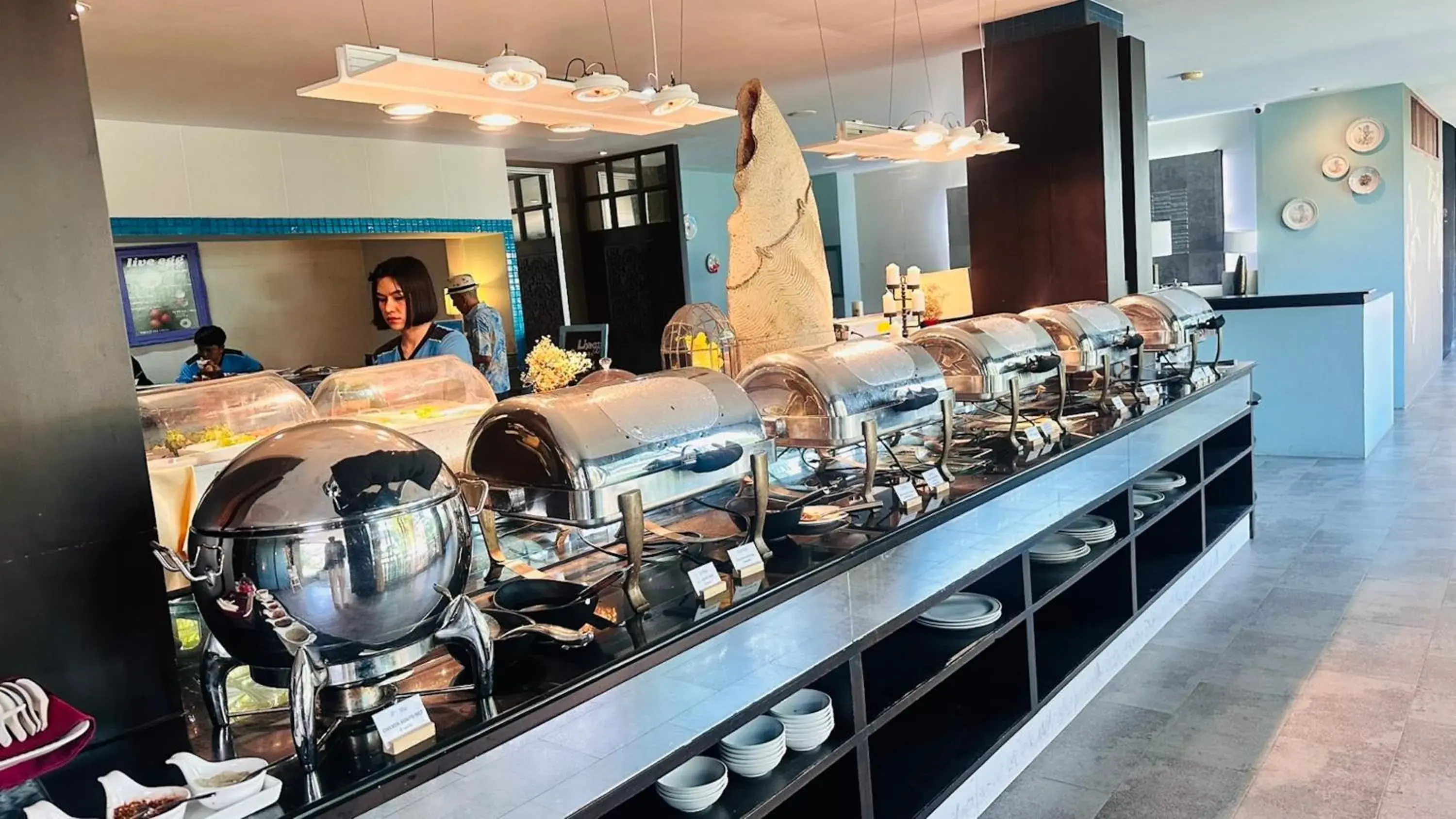 Buffet breakfast in Anyavee Tubkaek Beach Resort Buffet breakfast in Anyavee Tubkaek Beach Resort