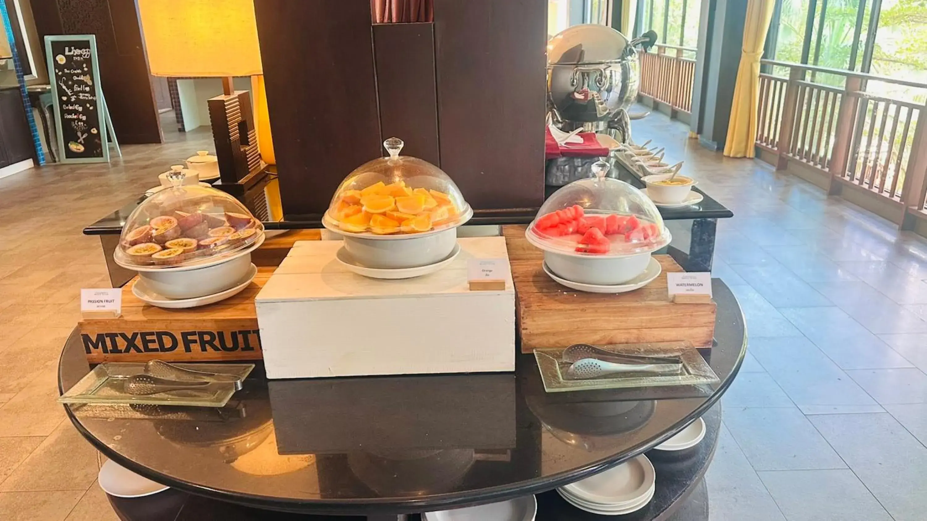 Buffet breakfast in Anyavee Tubkaek Beach Resort Buffet breakfast in Anyavee Tubkaek Beach Resort