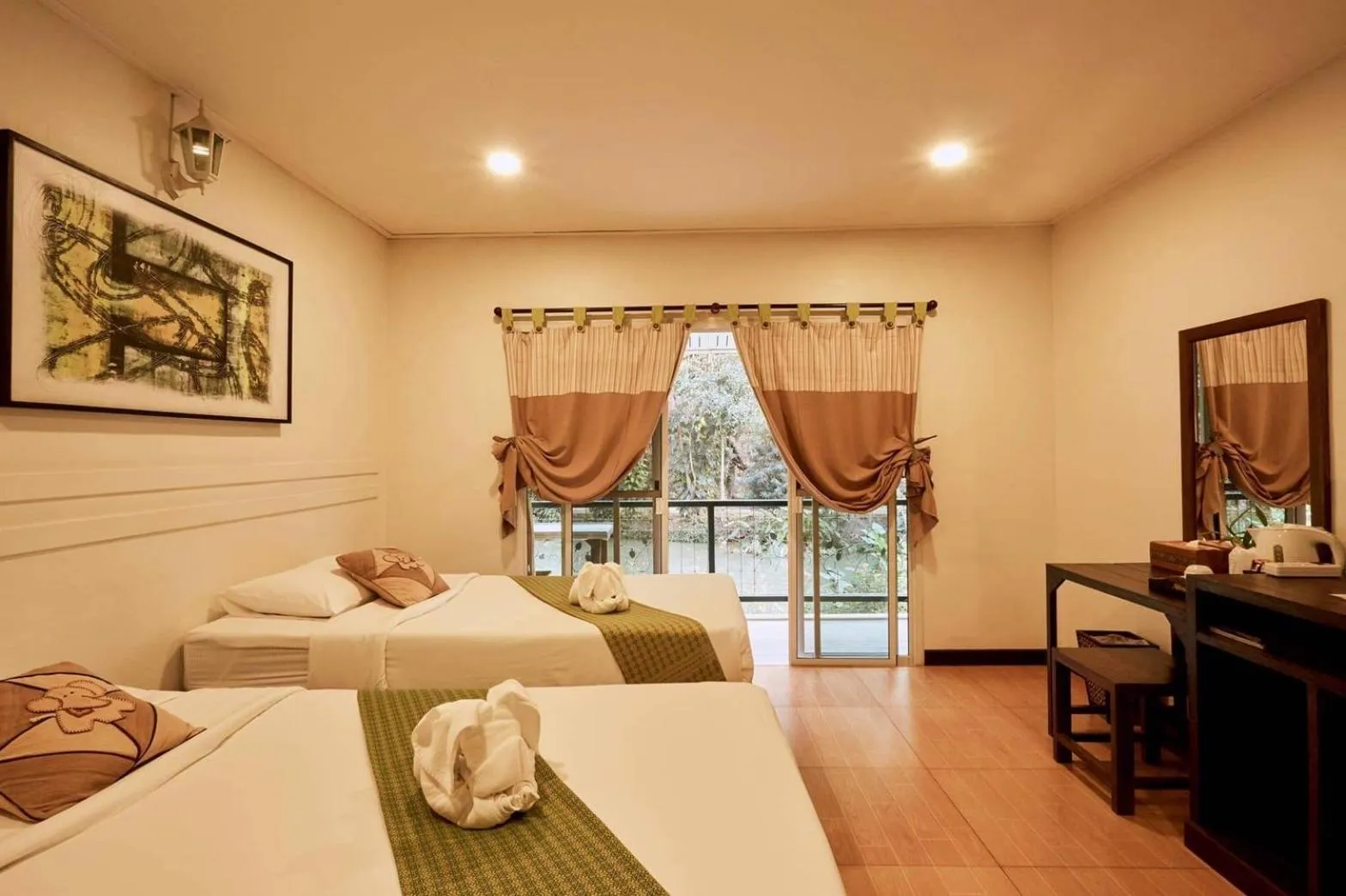 Bed in Marisa Resort & Spa Chiang Dao