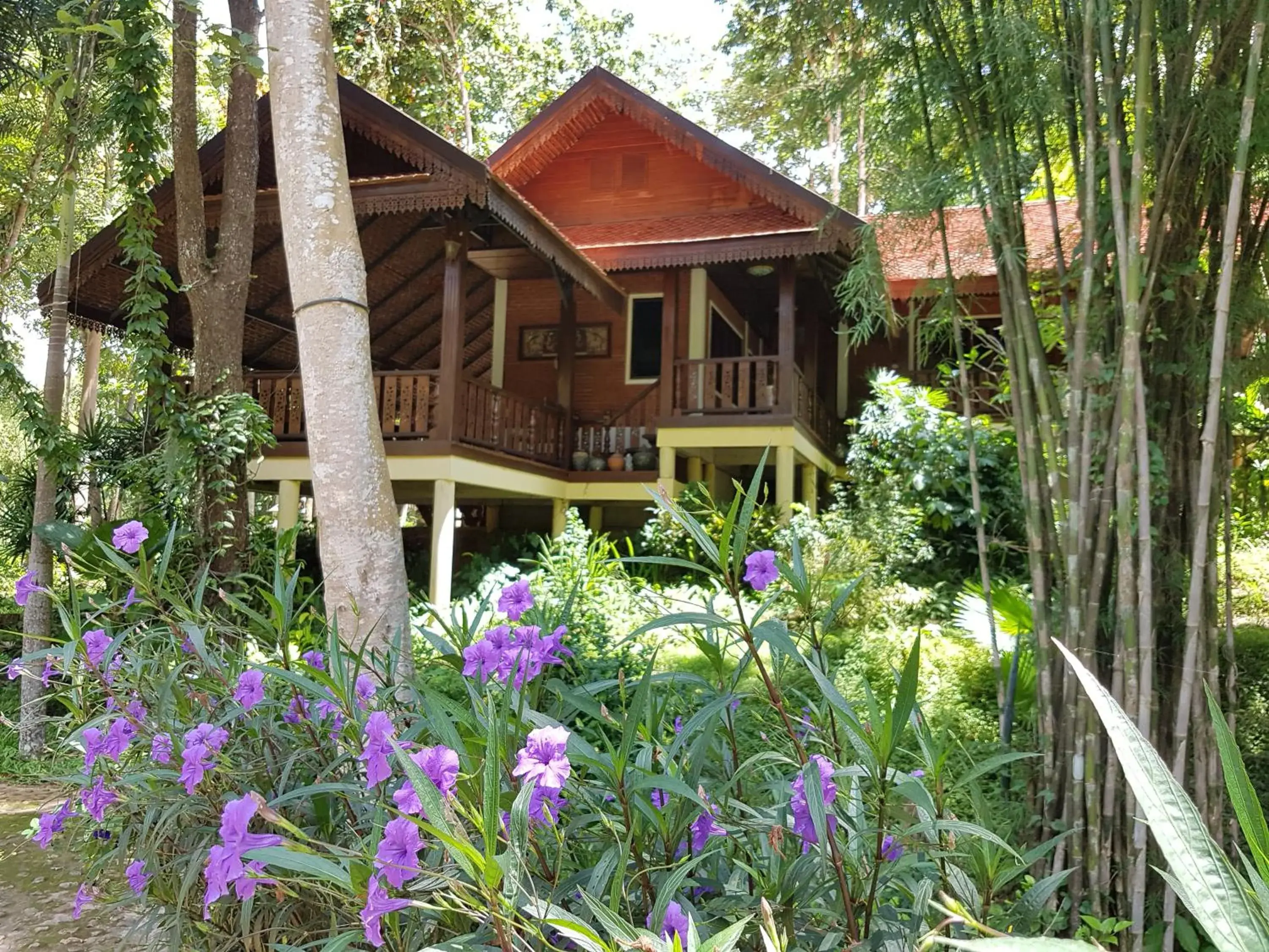 Balcony/Terrace in Marisa Resort & Spa Chiang Dao Balcony/Terrace in Marisa Resort & Spa Chiang Dao