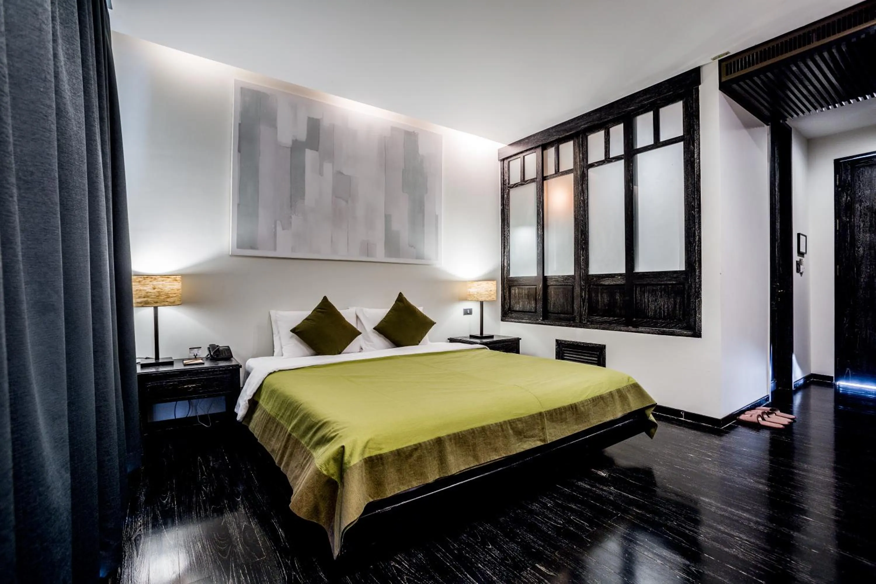 Bed in Aruntara Riverside Boutique Hotel