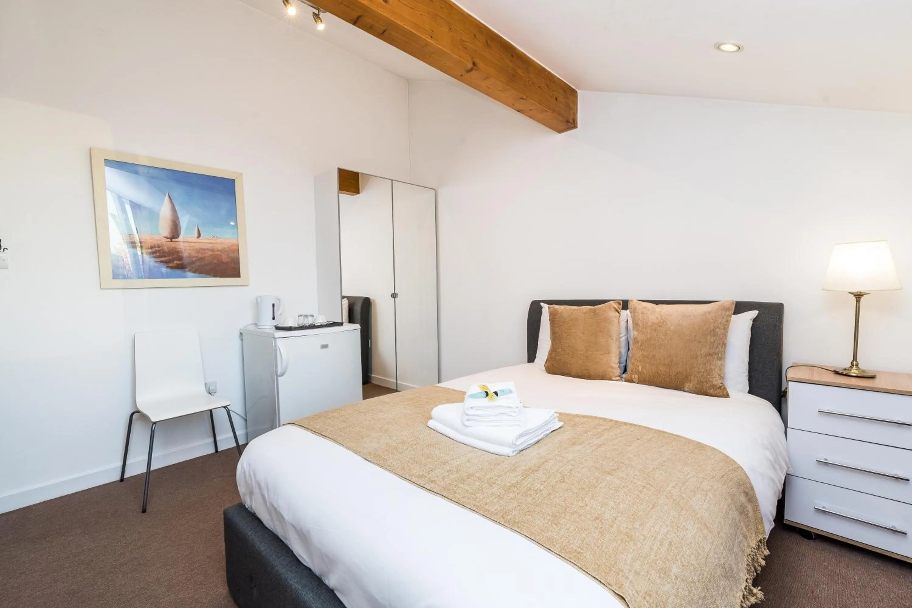 Bed in Riverbank Stay