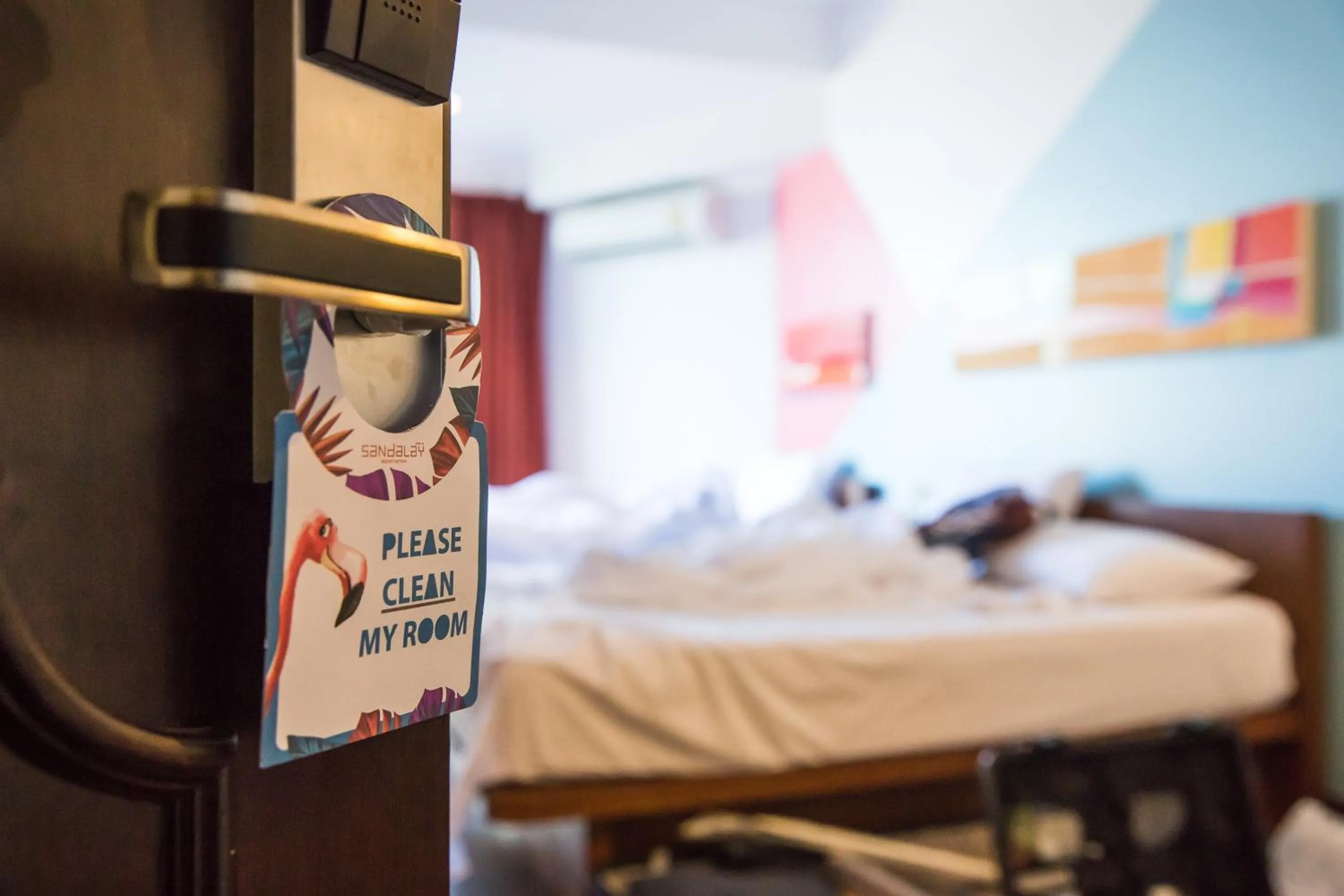 Bed in Sandalay Resort