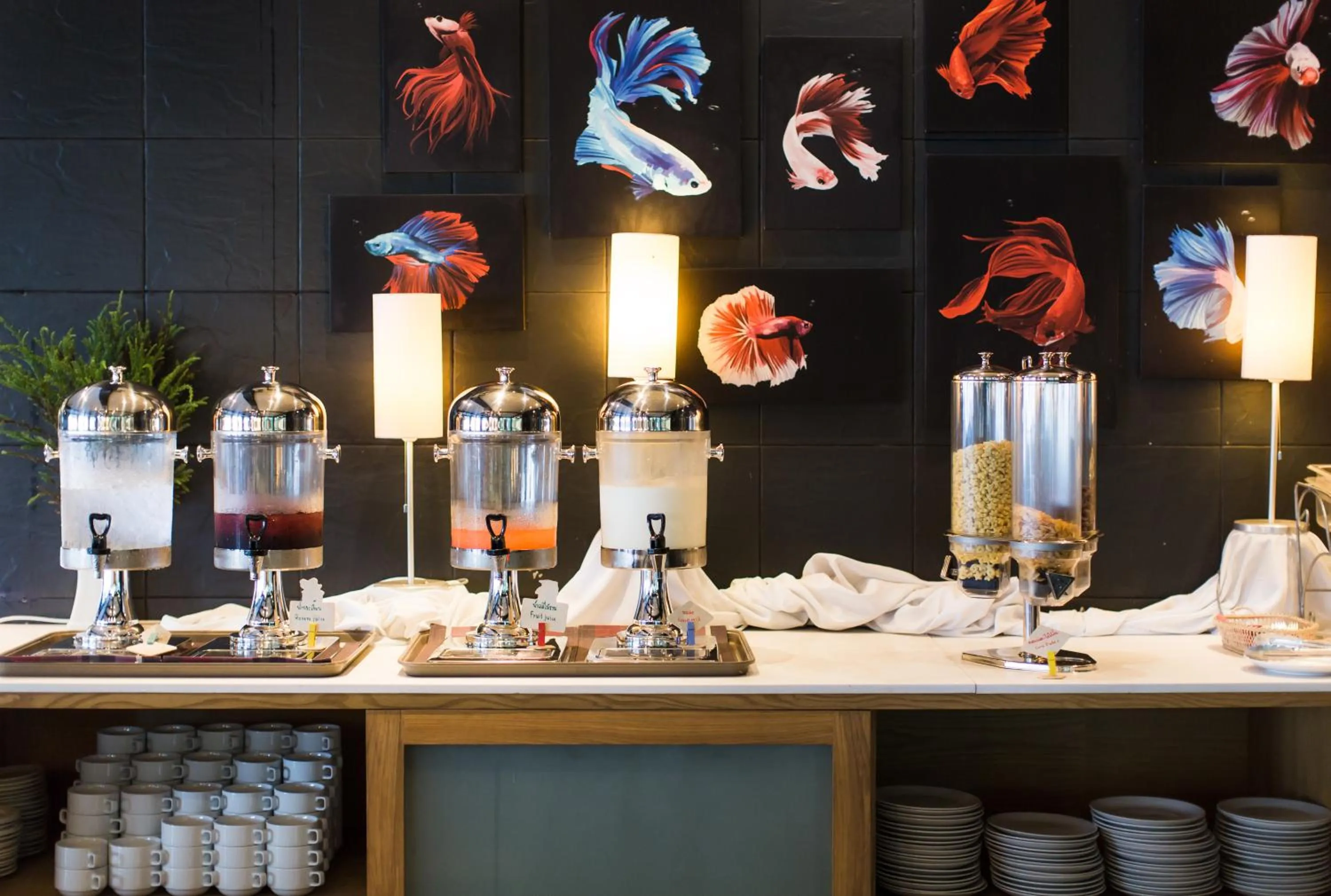 Buffet breakfast in Sandalay Resort