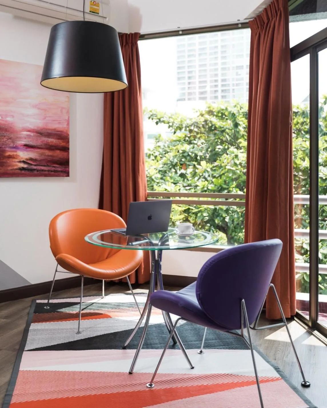 Seating area in Sandalay Resort