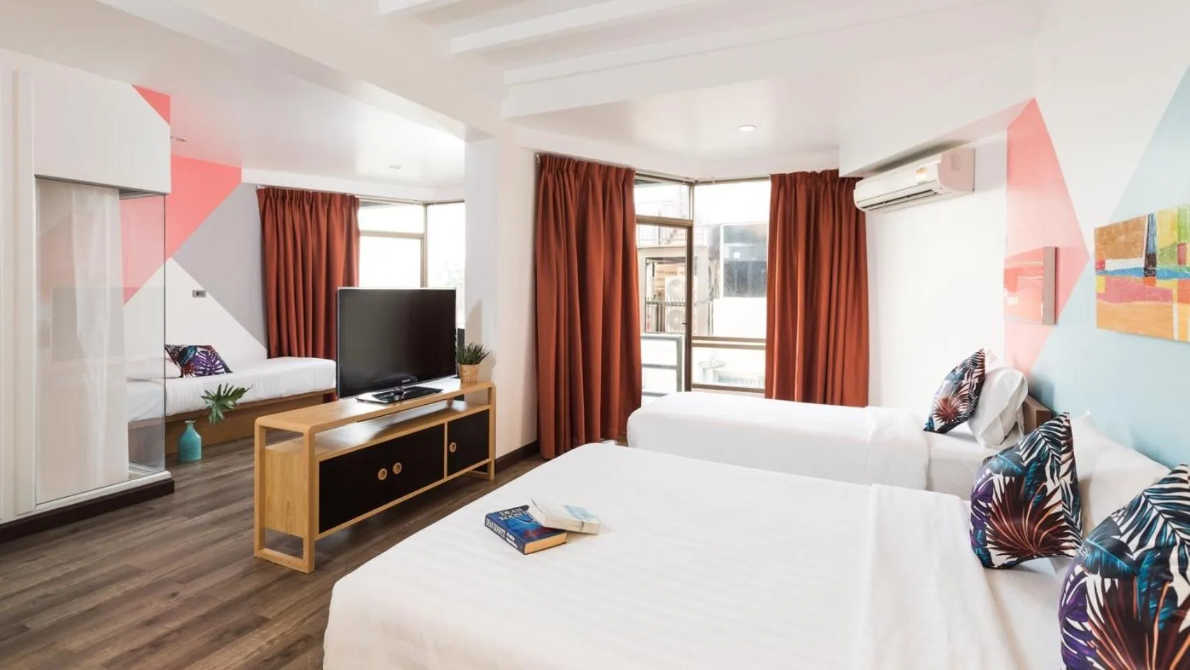 Bed in Sandalay Resort