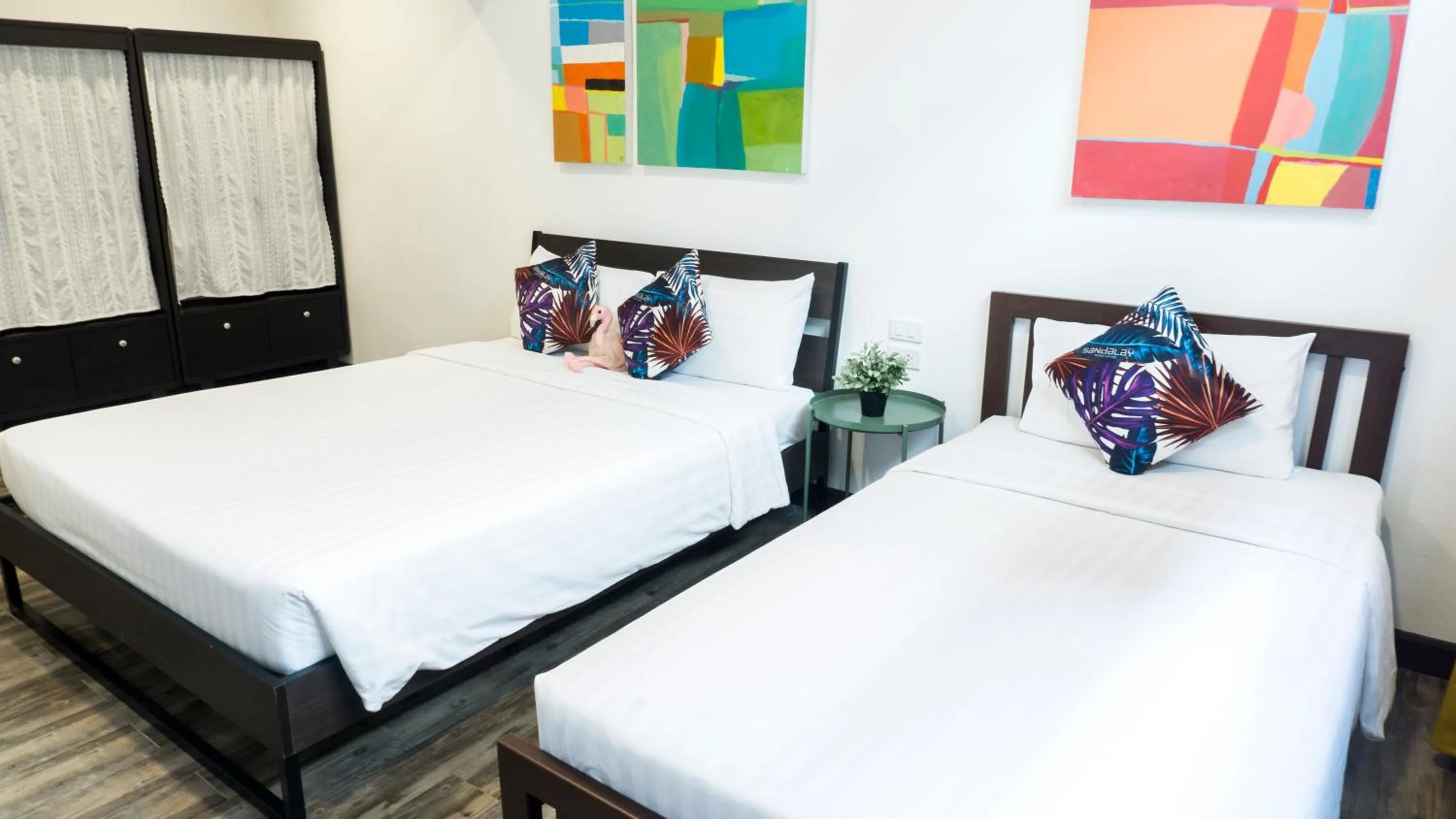 Bed in Sandalay Resort