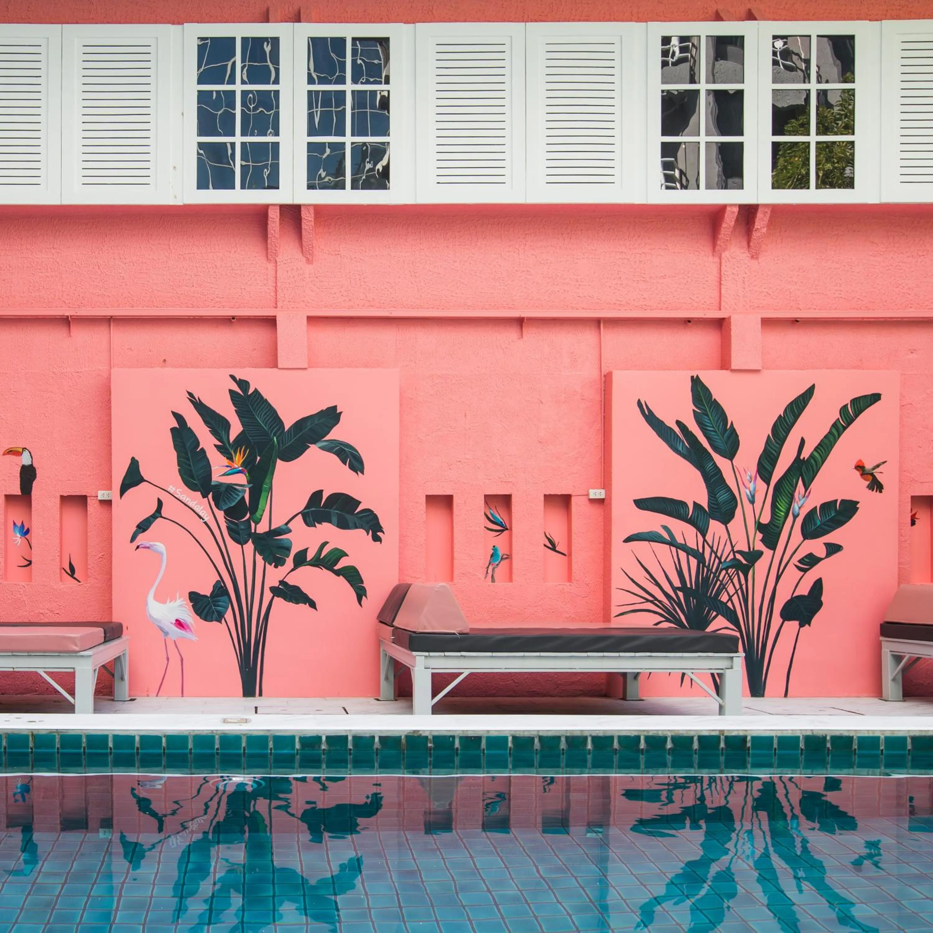 Swimming pool in Sandalay Resort