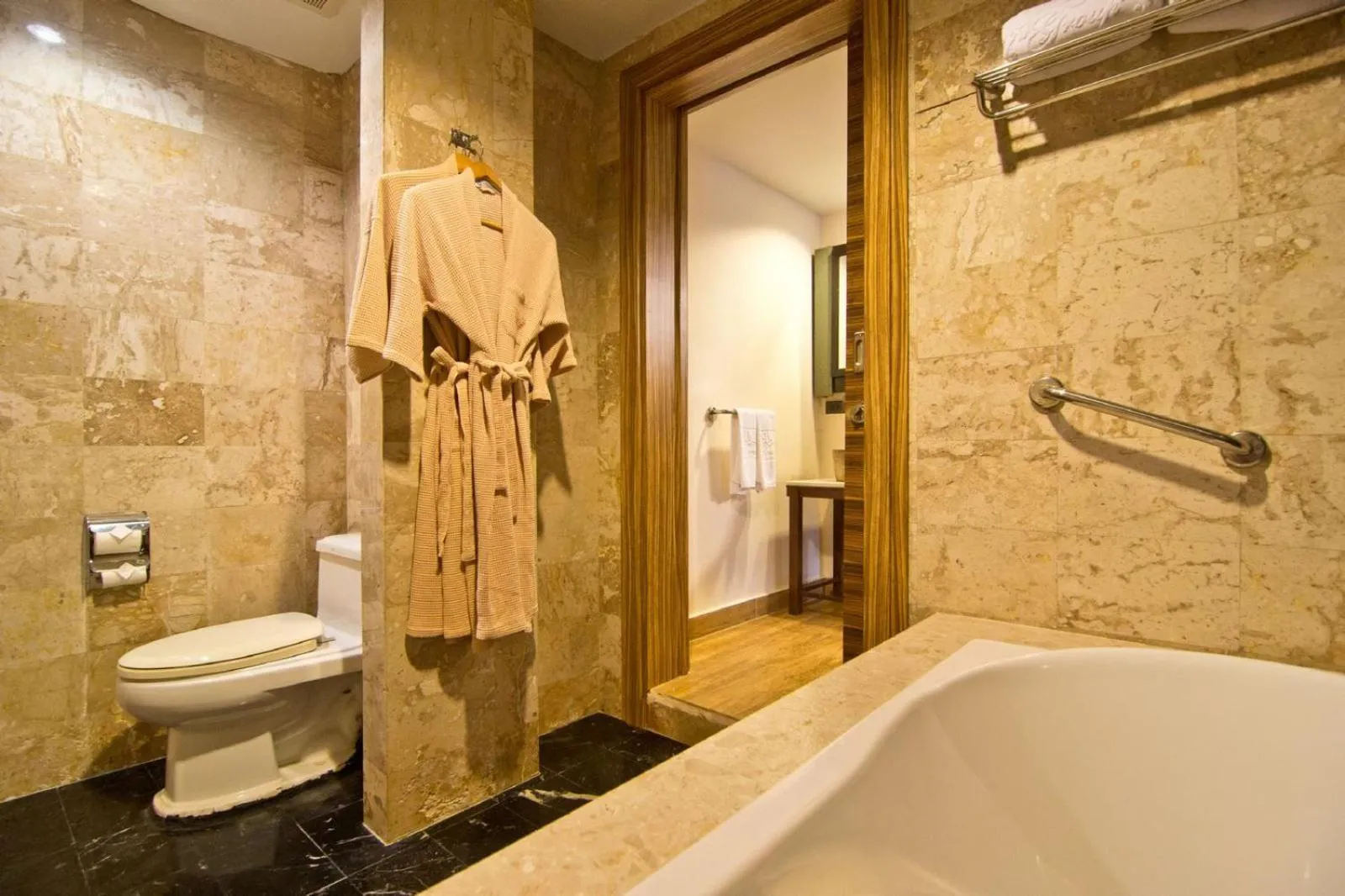 Bathroom in LK Mantra Pura Resort