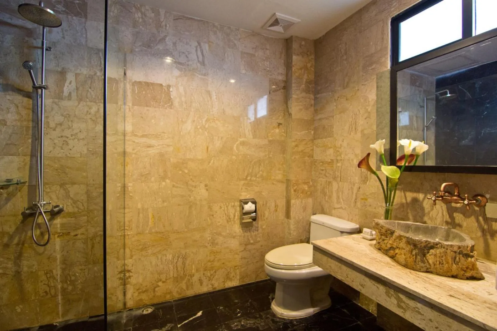 Bathroom in LK Mantra Pura Resort