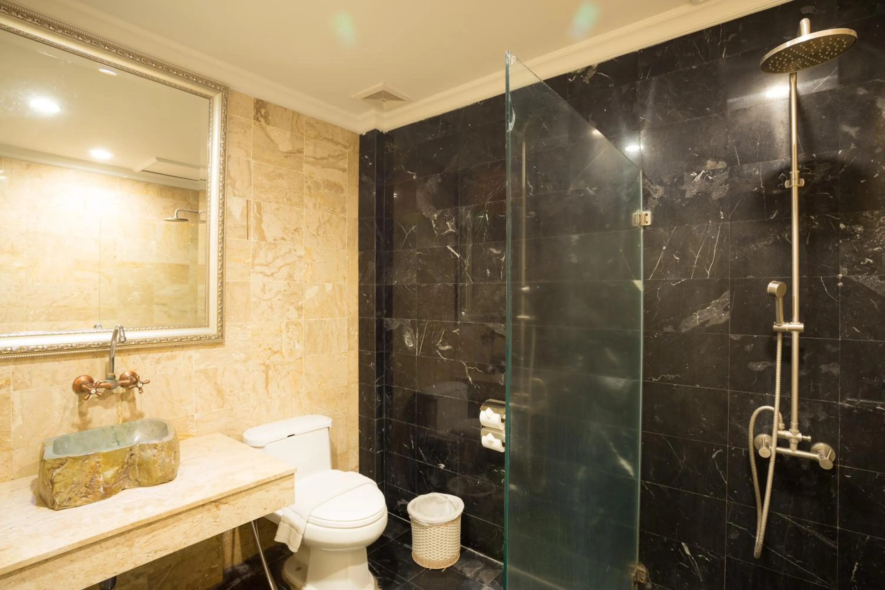 Bathroom in LK Mantra Pura Resort