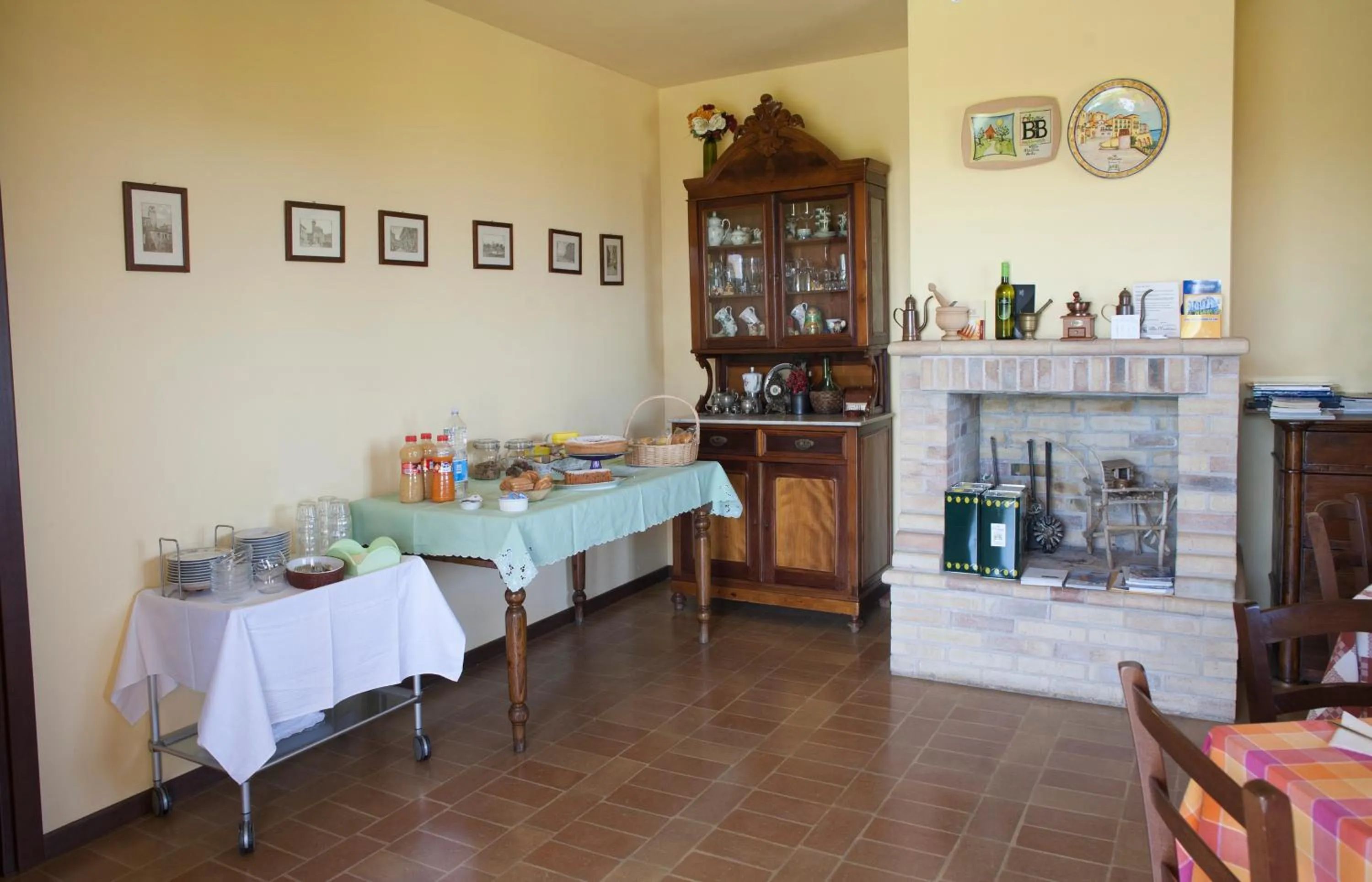 Dining area in Villa Martina
