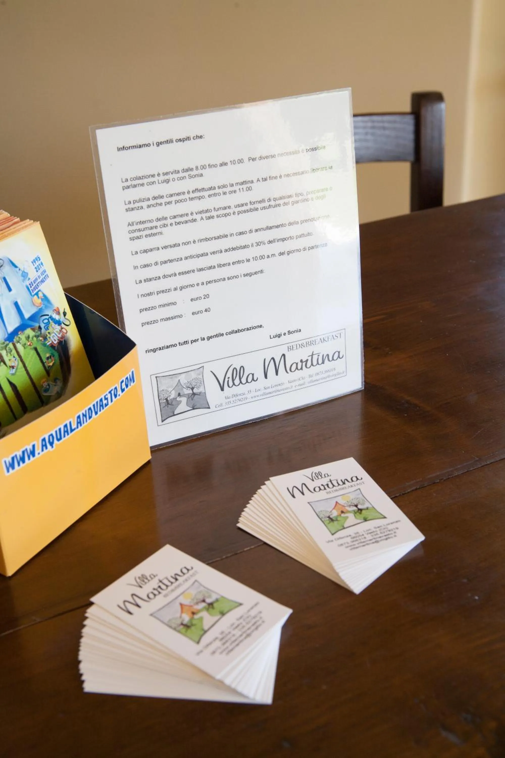 Lobby or reception in Villa Martina