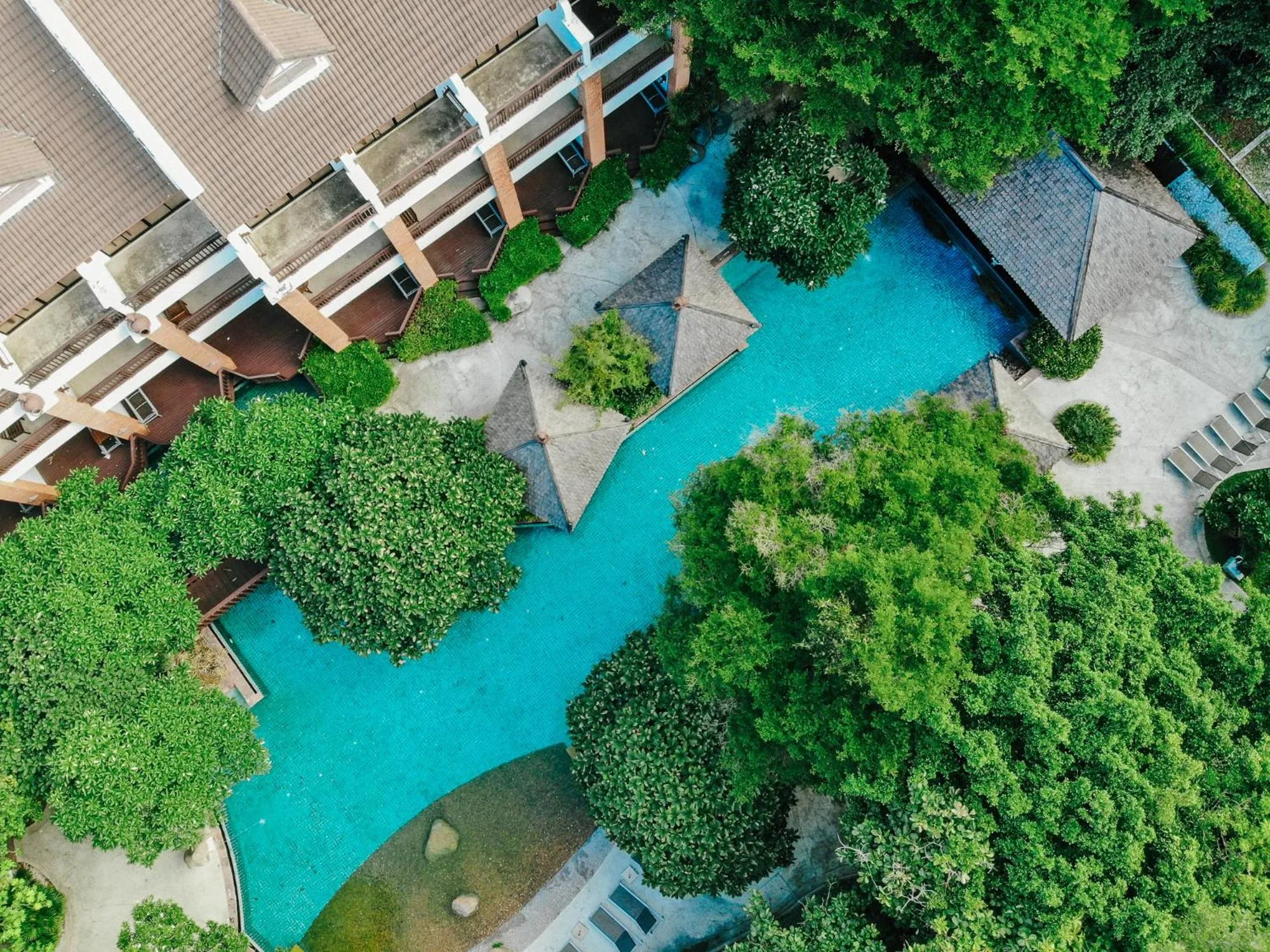 Swimming pool in Woodlands Hotel and Resort Pattaya
