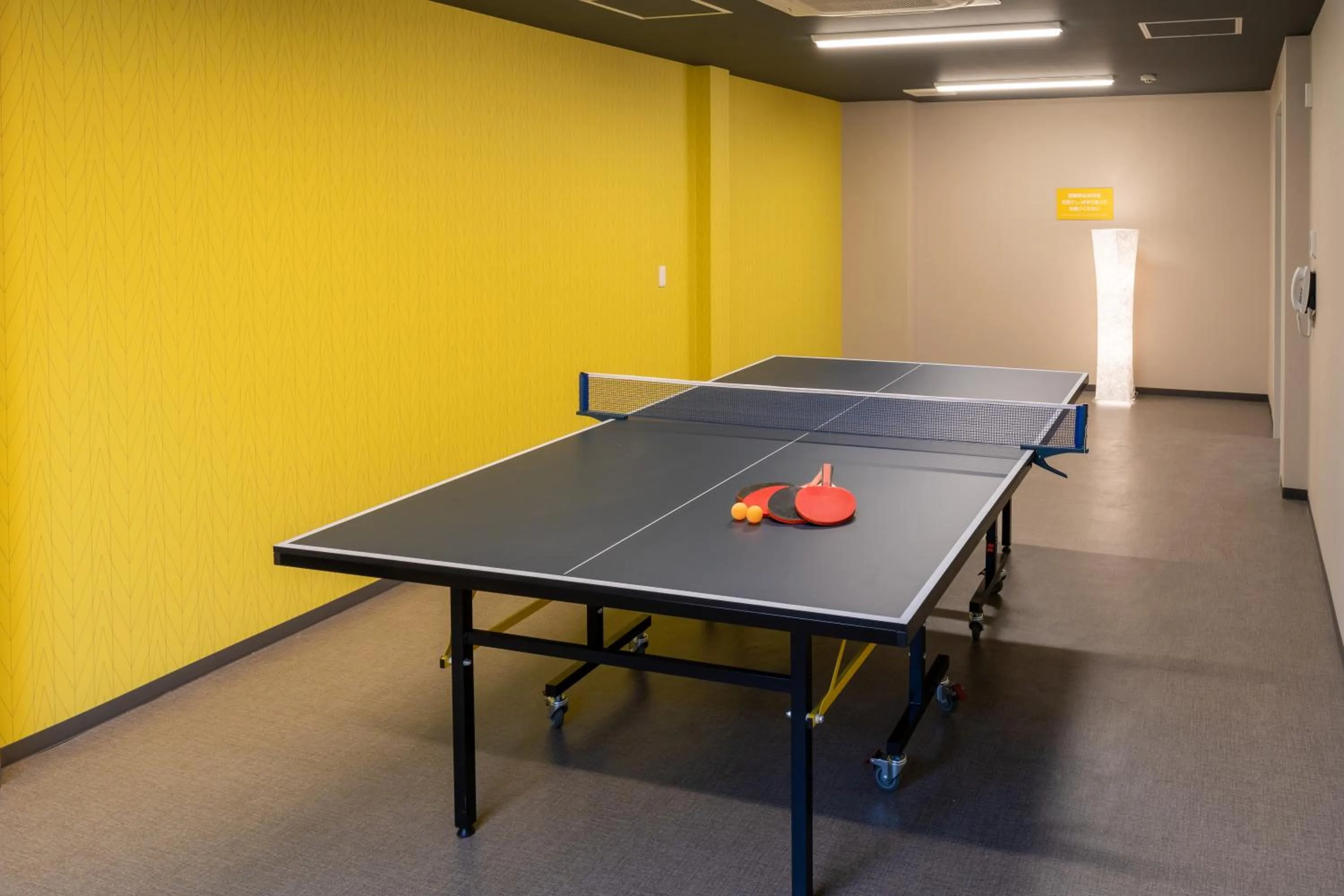 Table tennis in Ooedo Onsen Monogatari Amakusa Hotel Kameya
