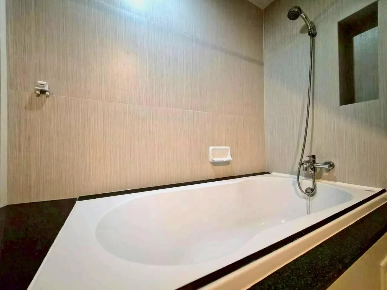 Bathroom in Olive Hotel & Residence Bangkok Sukhumvit 101 near True Digital Park