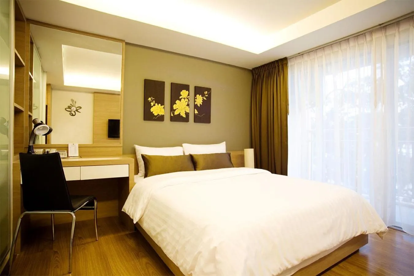 Bed in Olive Hotel & Residence Bangkok Sukhumvit 101 near True Digital Park