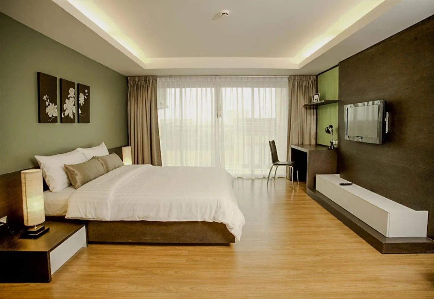 Bed in Olive Hotel & Residence Bangkok Sukhumvit 101 near True Digital Park