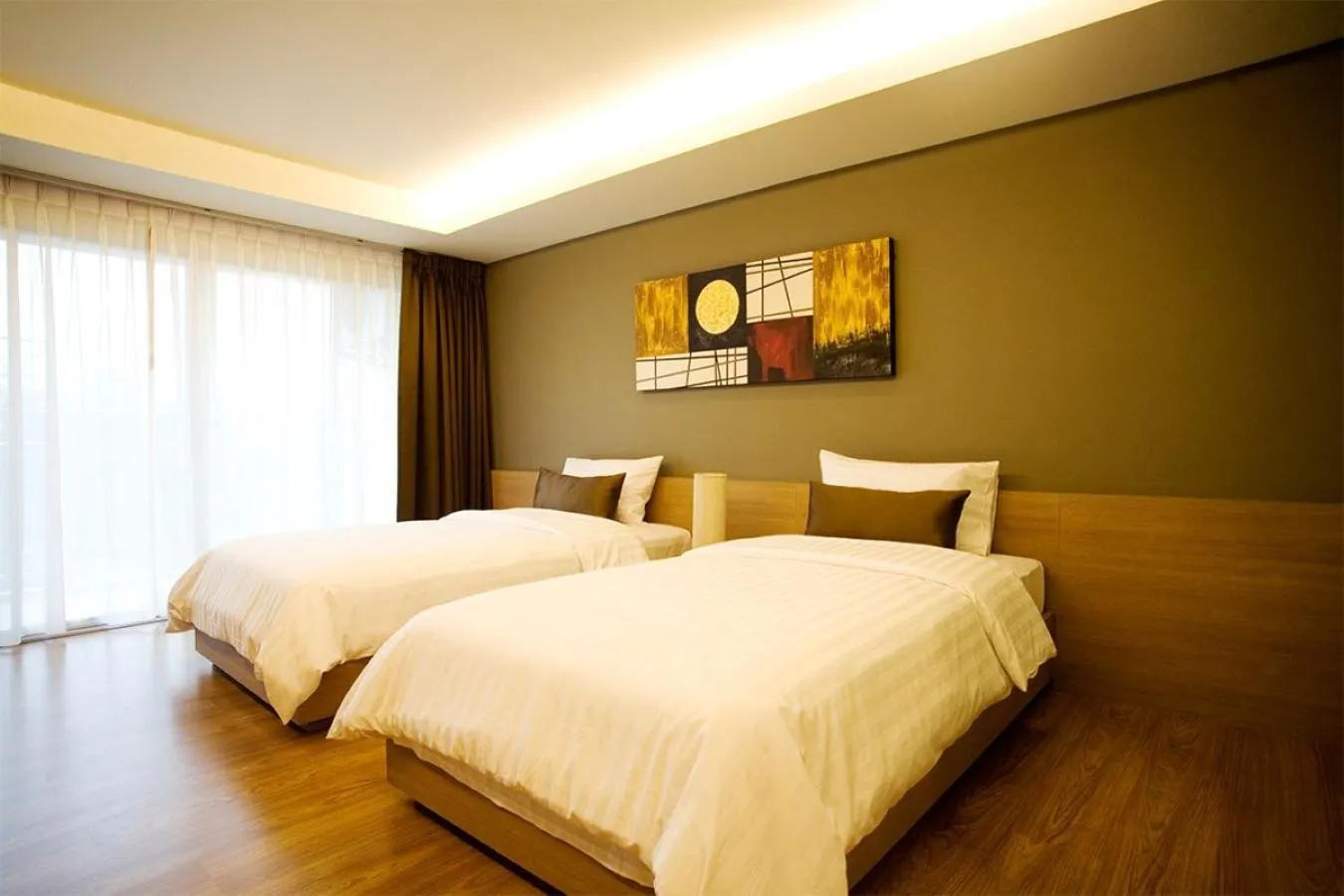 Bed in Olive Hotel & Residence Bangkok Sukhumvit 101 near True Digital Park