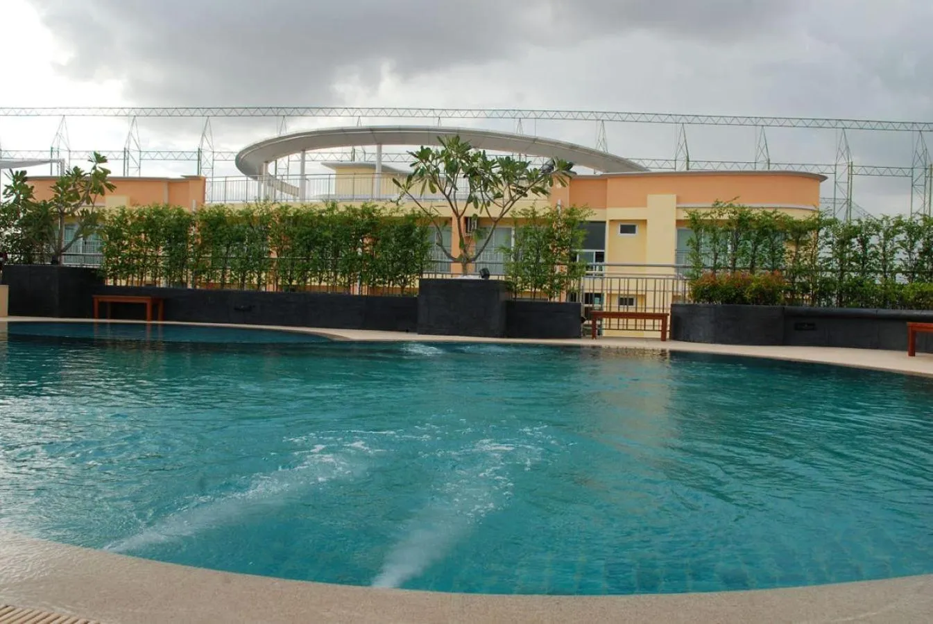Swimming pool in Olive Hotel & Residence Bangkok Sukhumvit 101 near True Digital Park