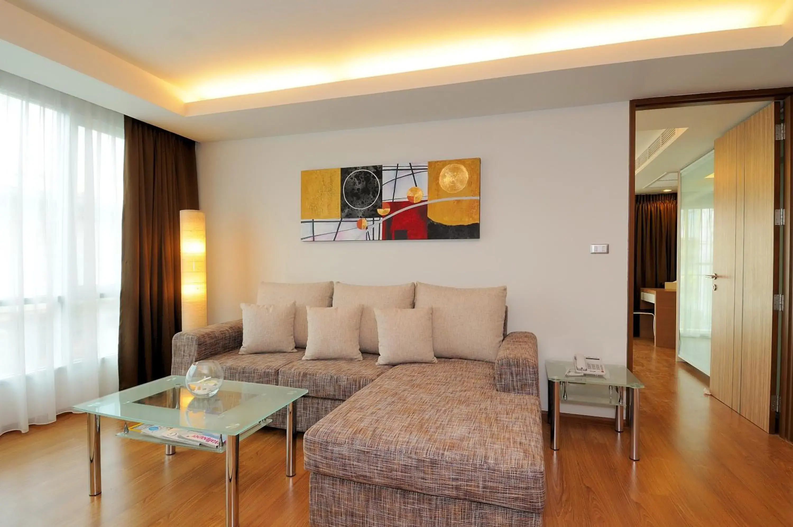 Decorative detail, Seating Area in Golden Pearl Hotel