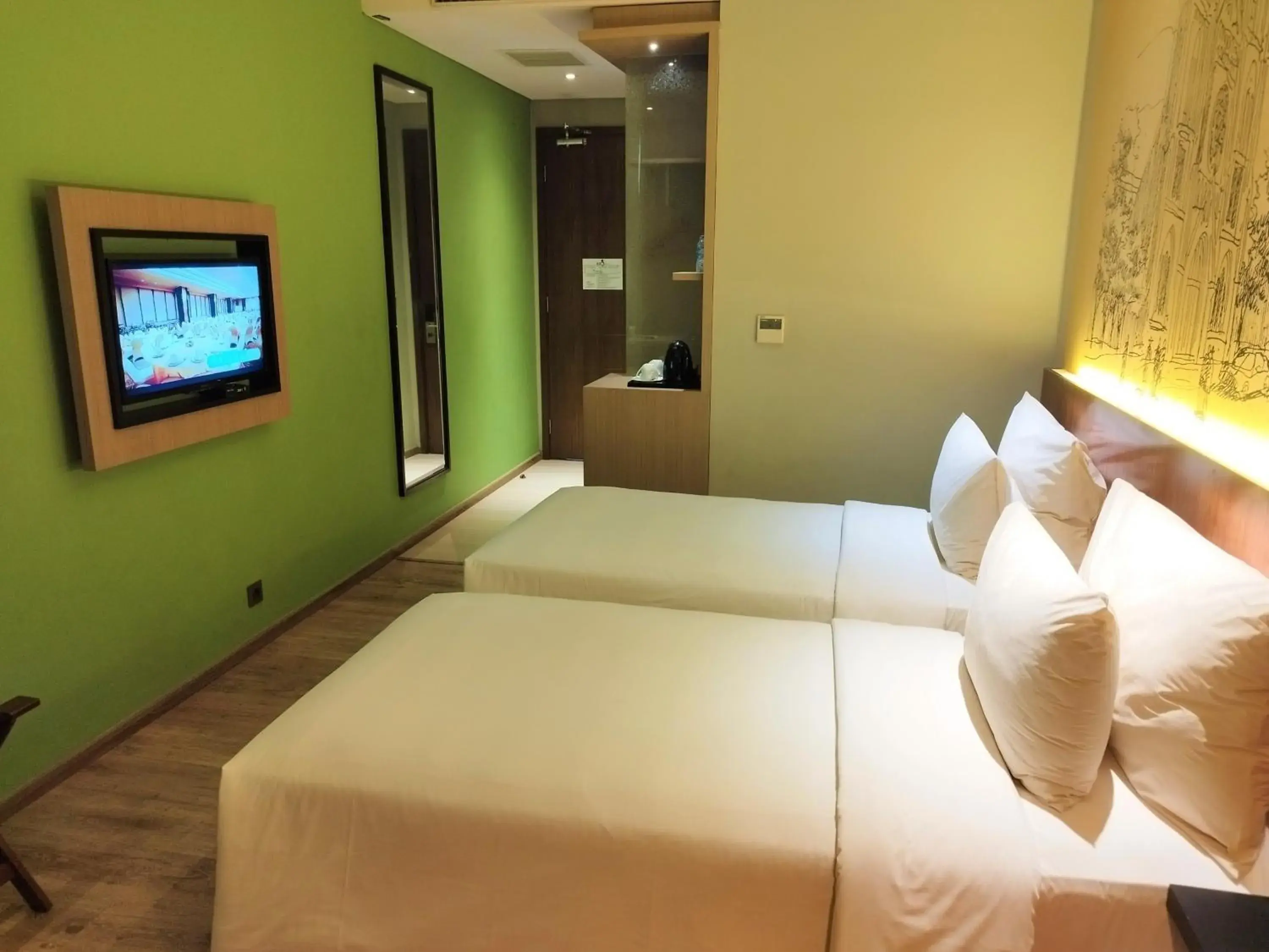 Deluxe Twin Room in AONE Hotel Deluxe Twin Room in AONE Hotel