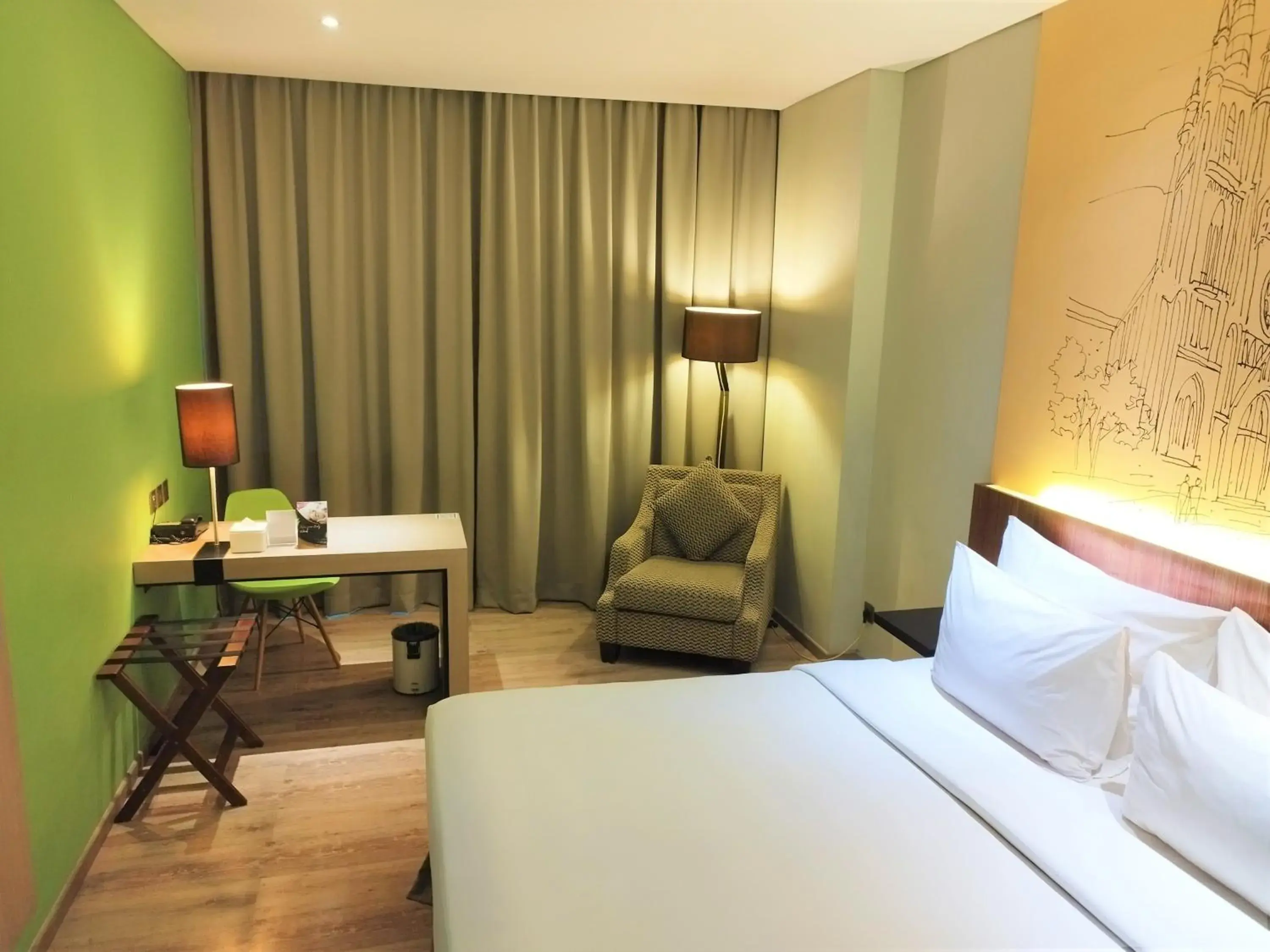 Bed in AONE Hotel Bed in AONE Hotel