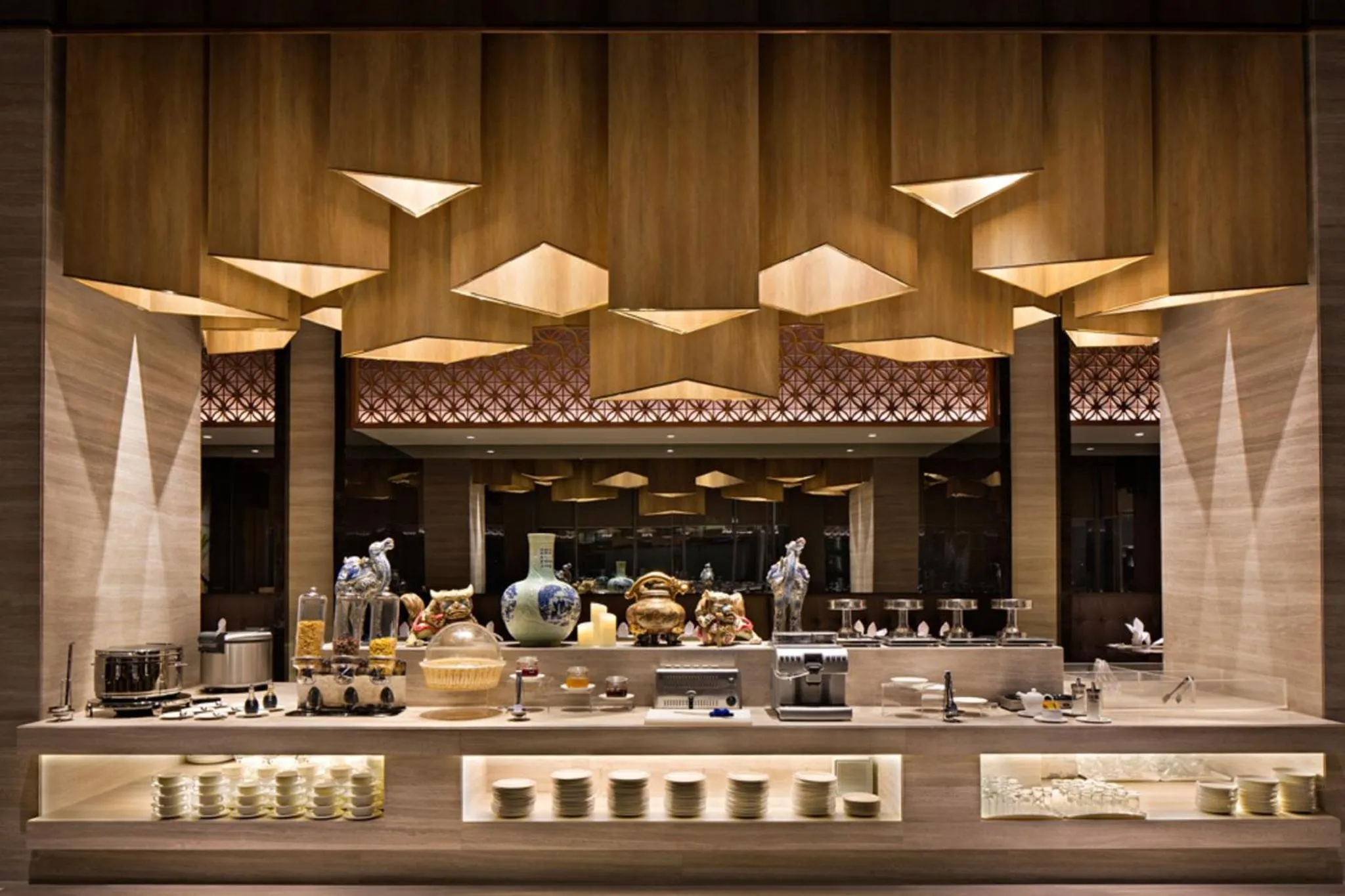 Buffet breakfast in AONE Hotel