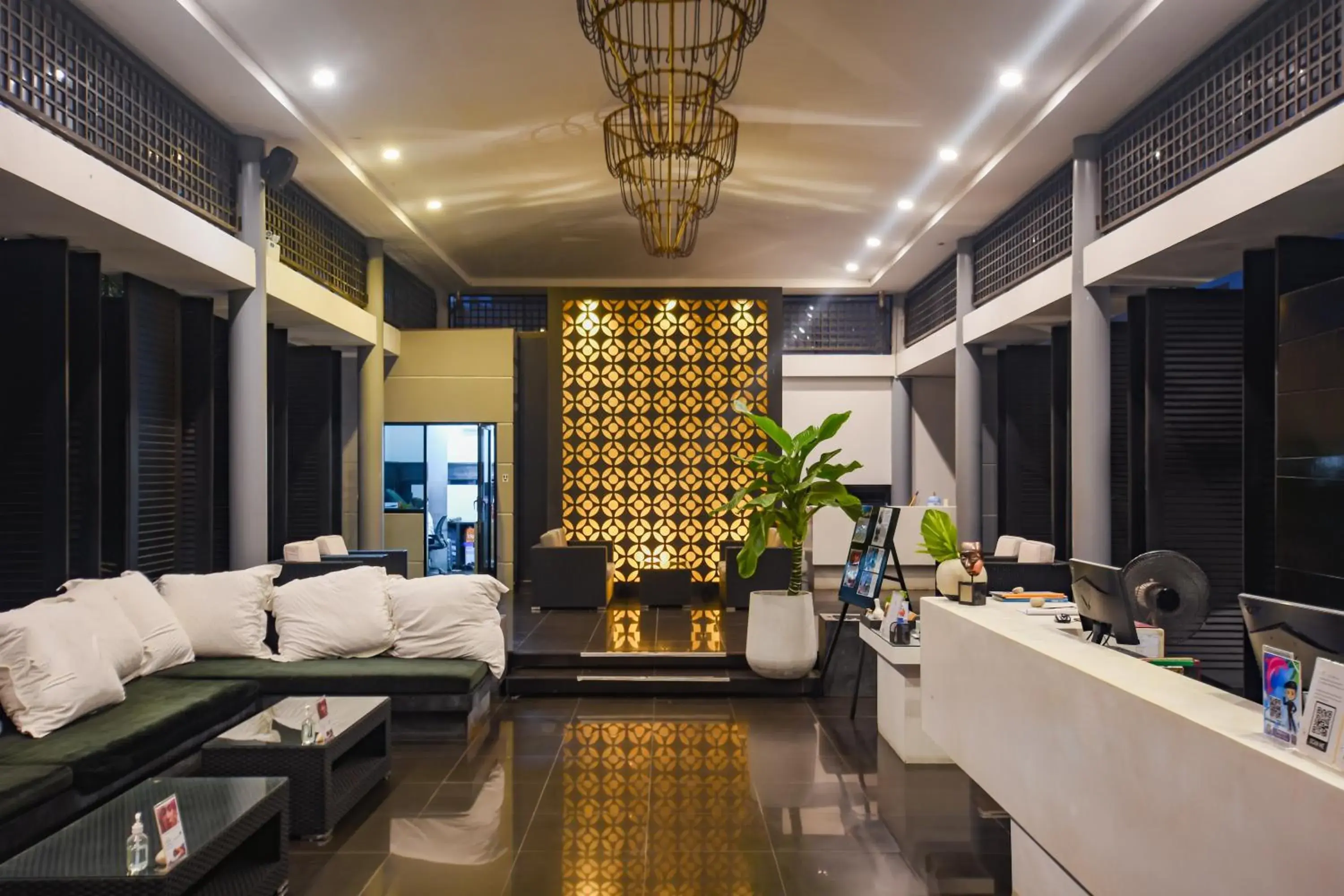 Lobby or reception, Bed in Aava Resort and Spa Lobby or reception, Bed in Aava Resort and Spa