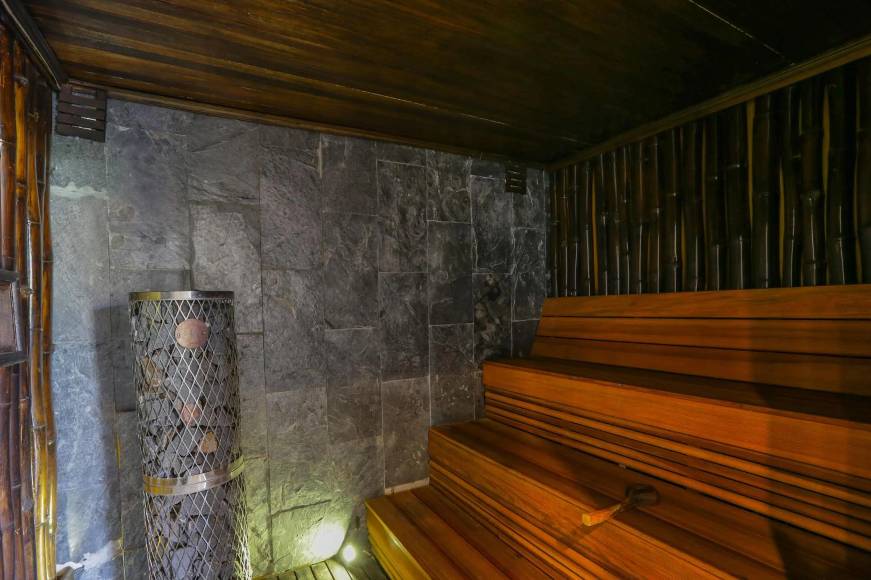 Sauna in Aava Resort and Spa