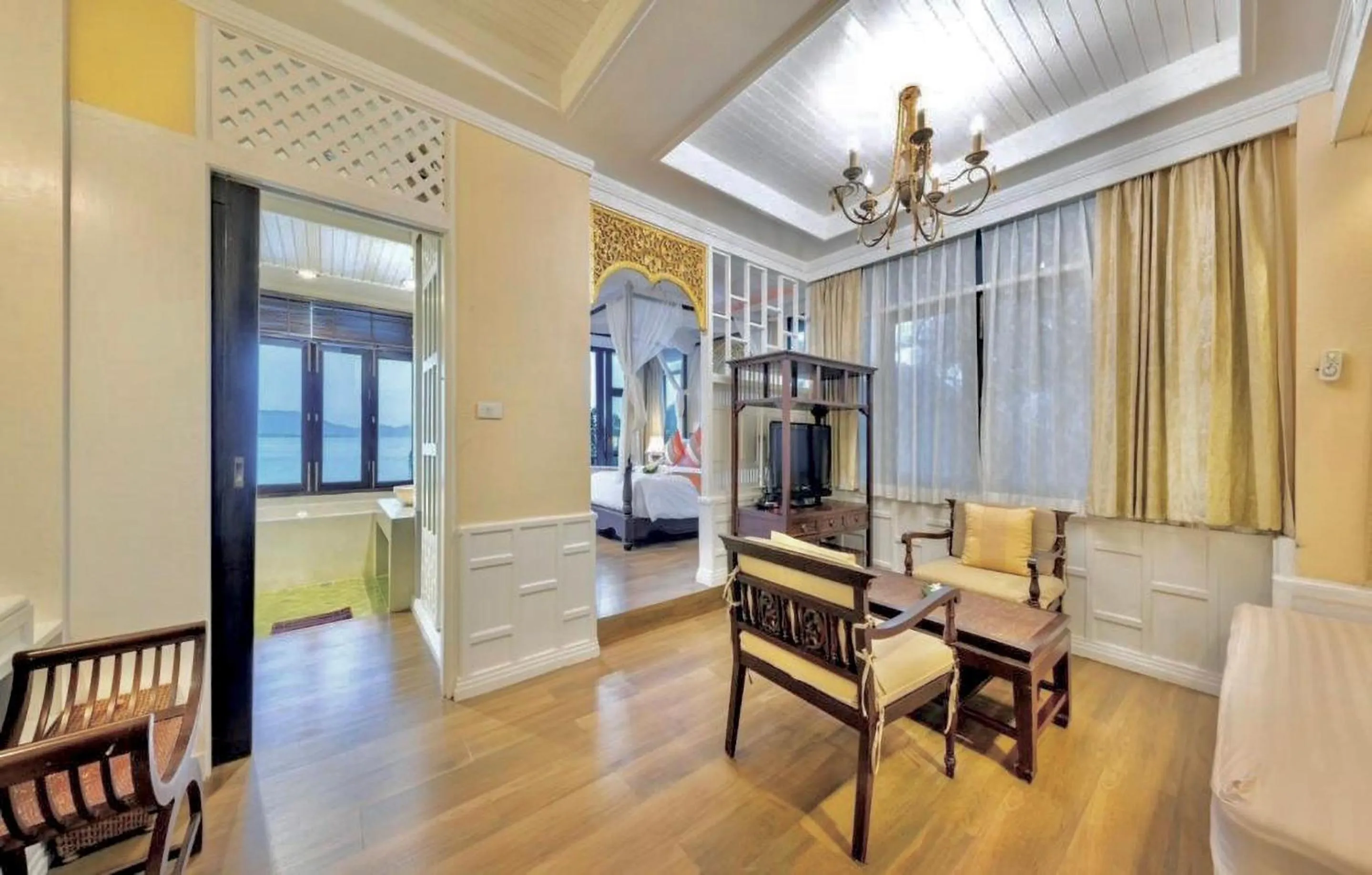 Living room in Racha Kiri Resort & Spa, Khanom