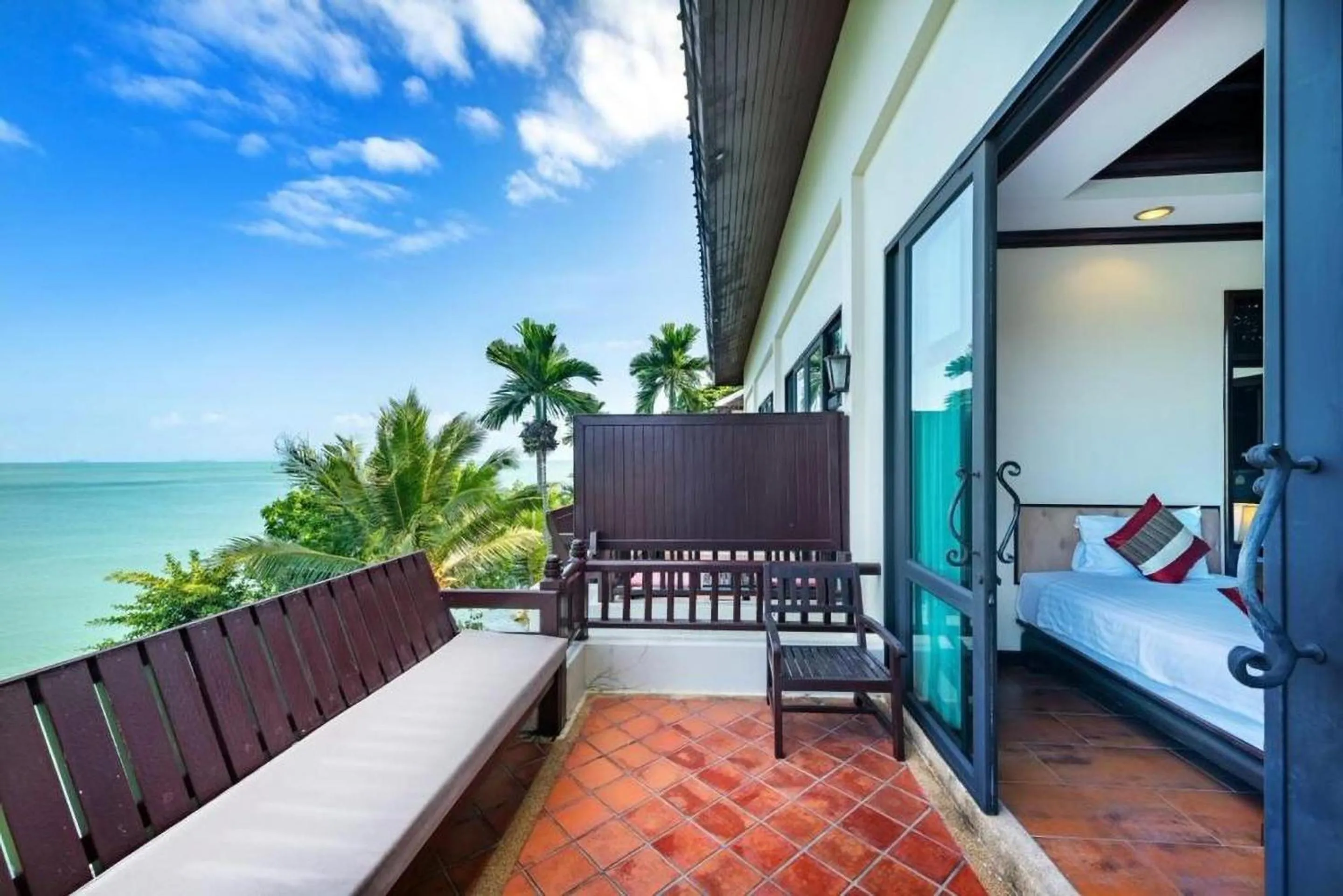 Balcony/Terrace, Bed in Racha Kiri Resort & Spa, Khanom