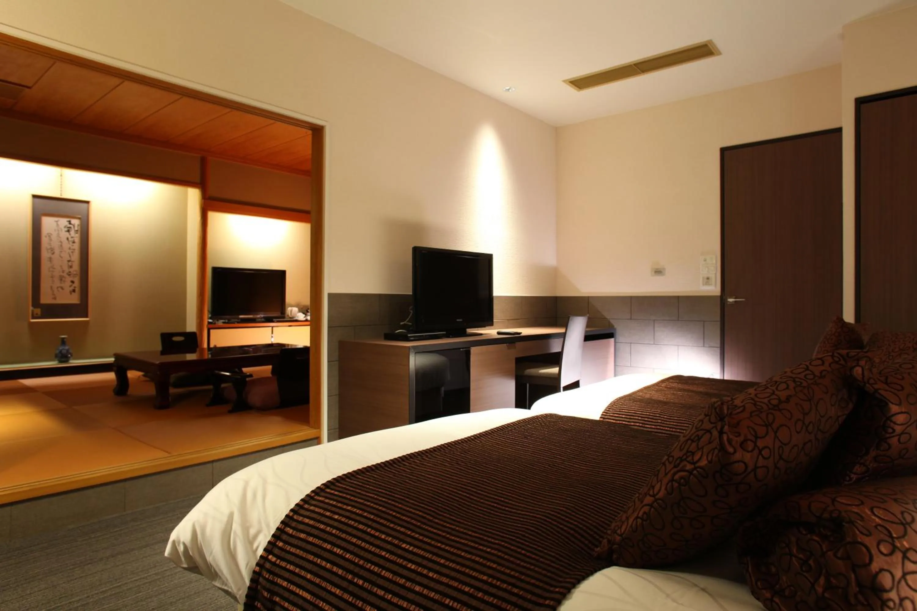 Photo of the whole room, Bed in Kitanokaze Saryo (Adult Only)