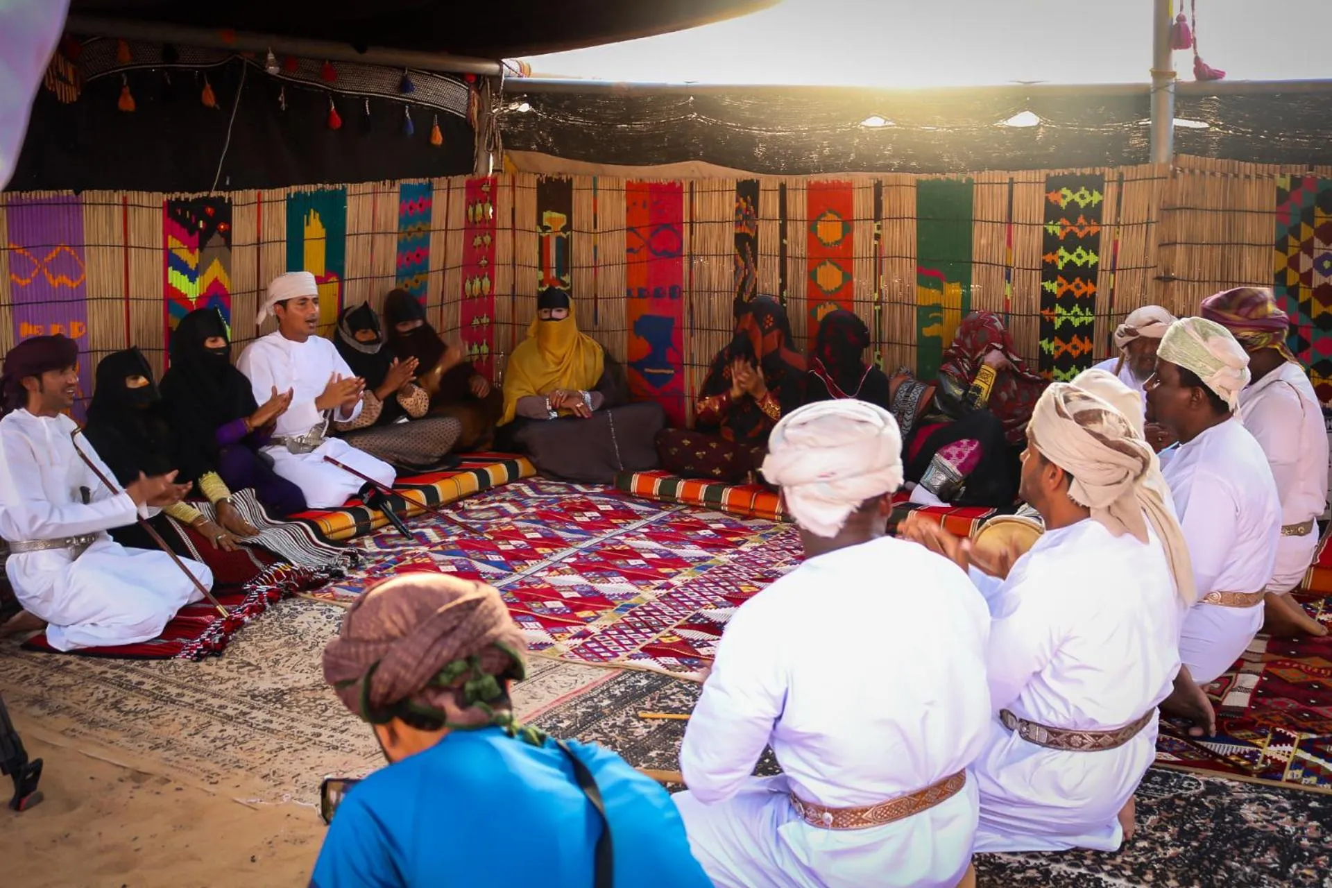 People in Safari Desert Camp