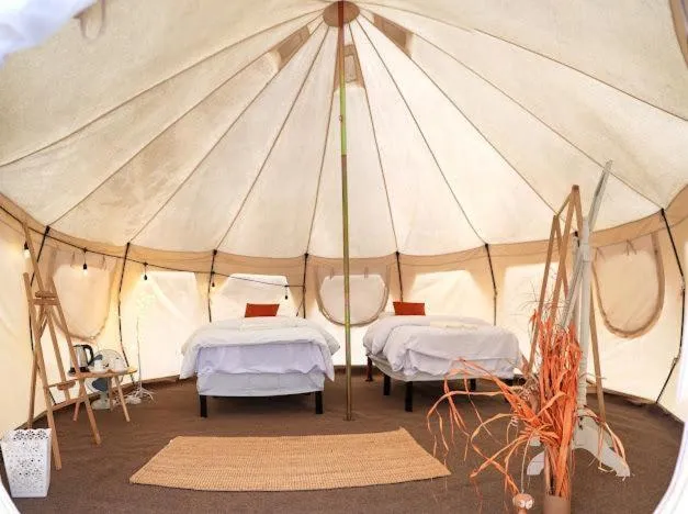 Bed in Safari Desert Camp