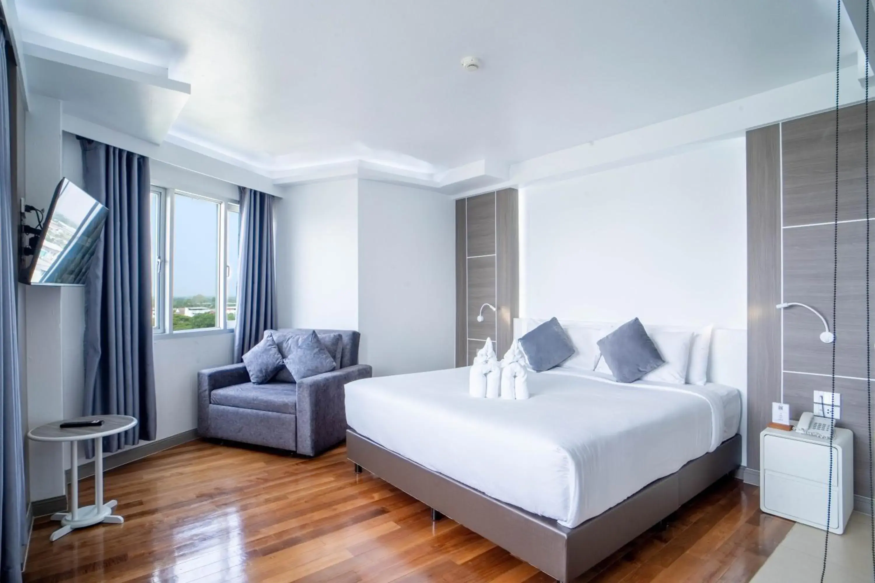 Bed in Thong Tarin Hotel Bed in Thong Tarin Hotel