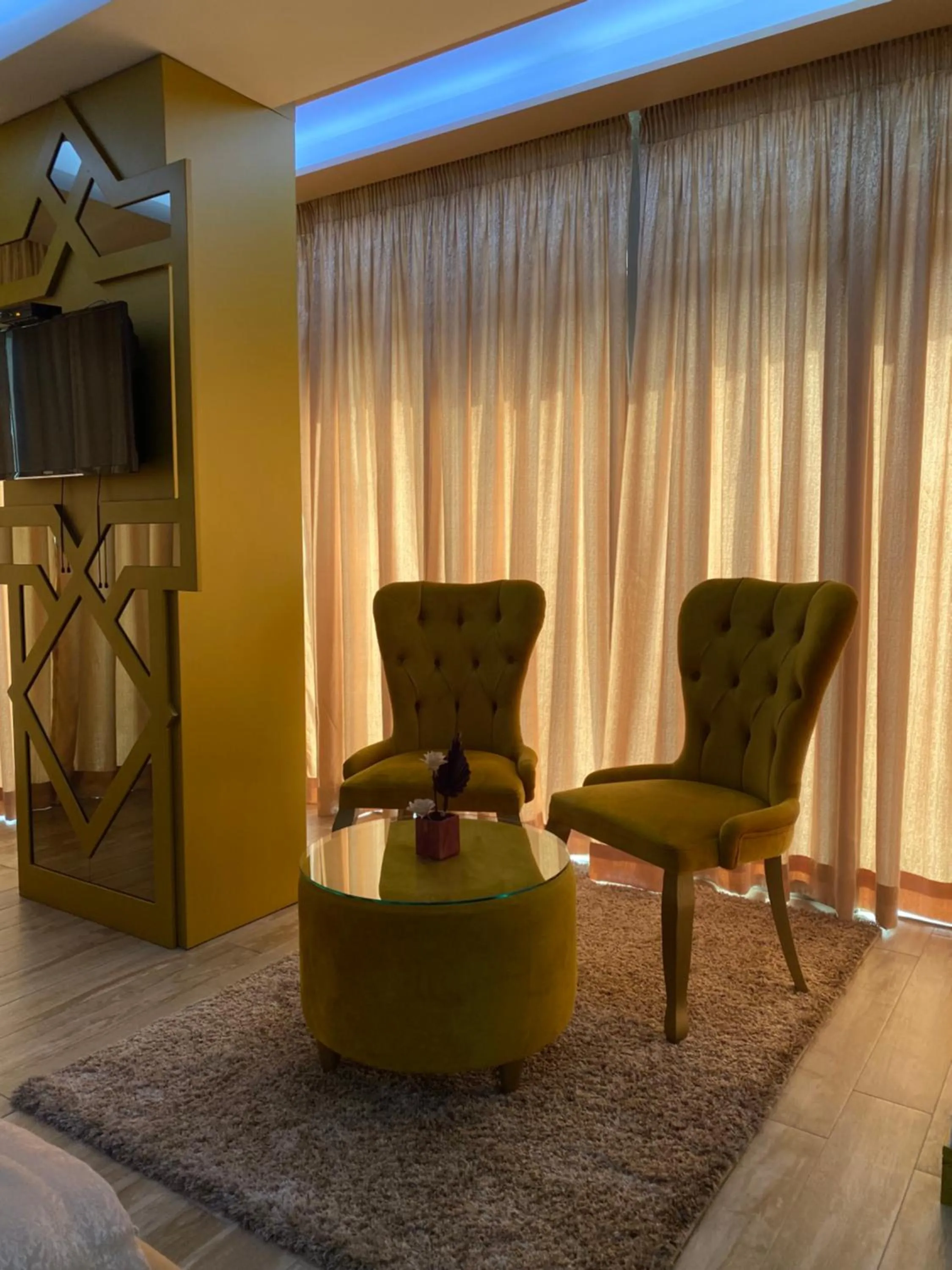 Seating area in New W Hotel