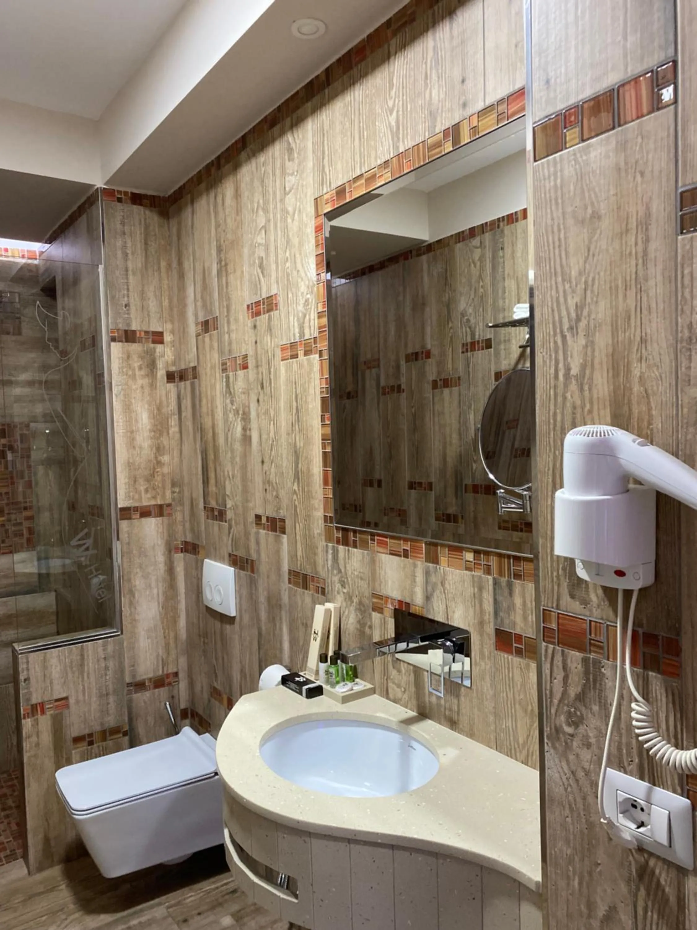 Shower in New W Hotel