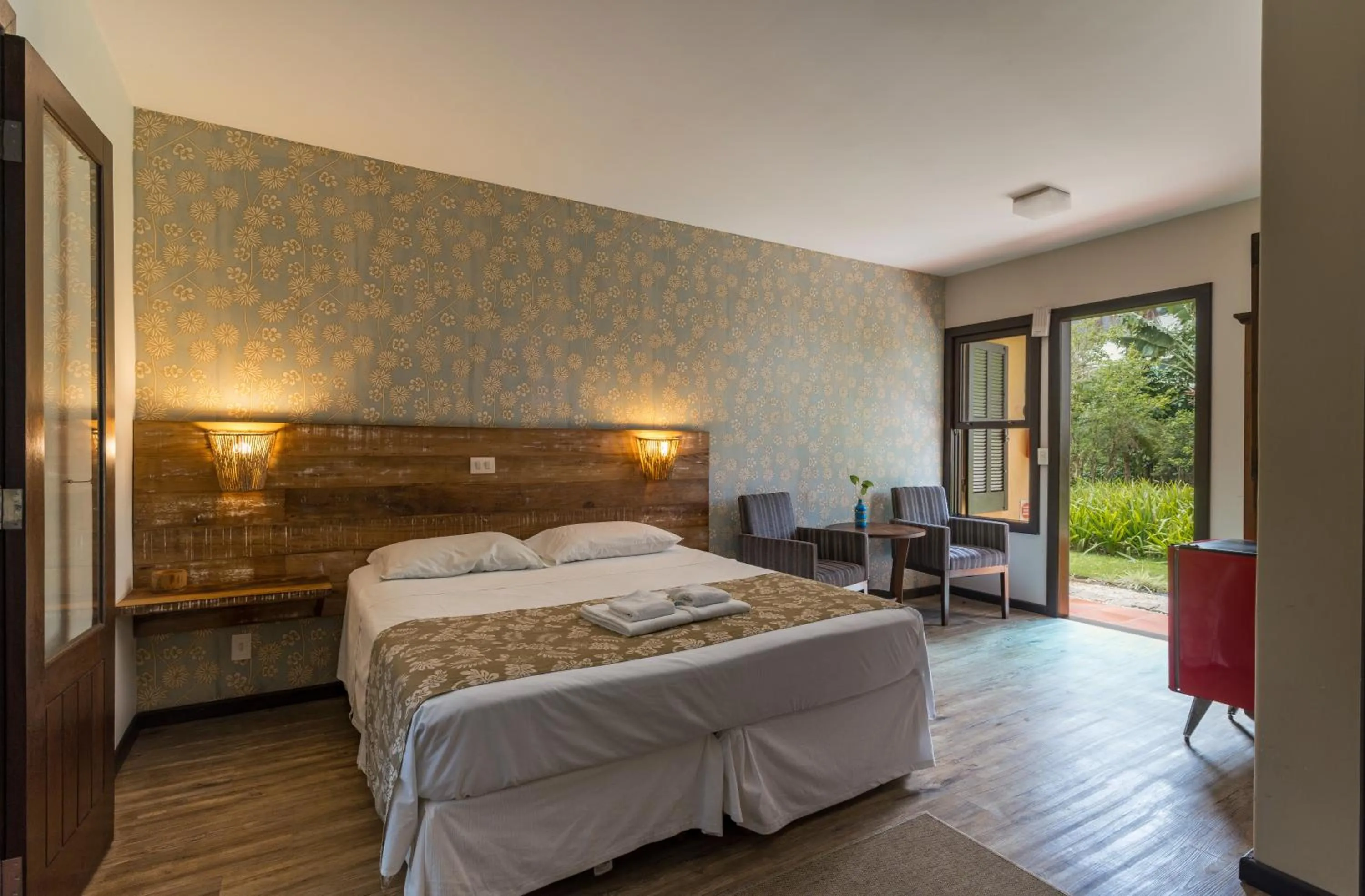 Bed in Pousada Vila Tamarindo Eco Lodge