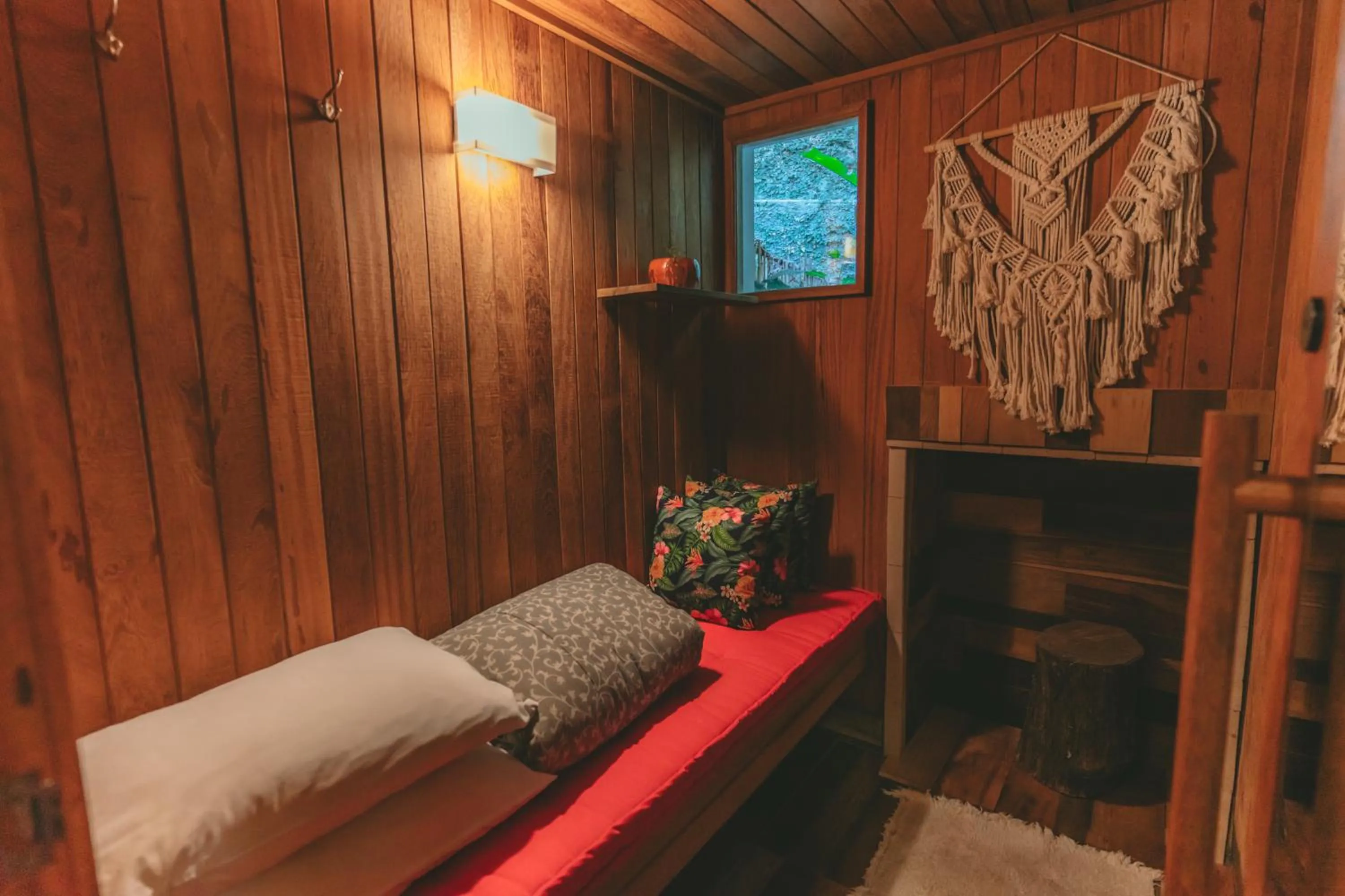 Bed in Pousada Vila Tamarindo Eco Lodge