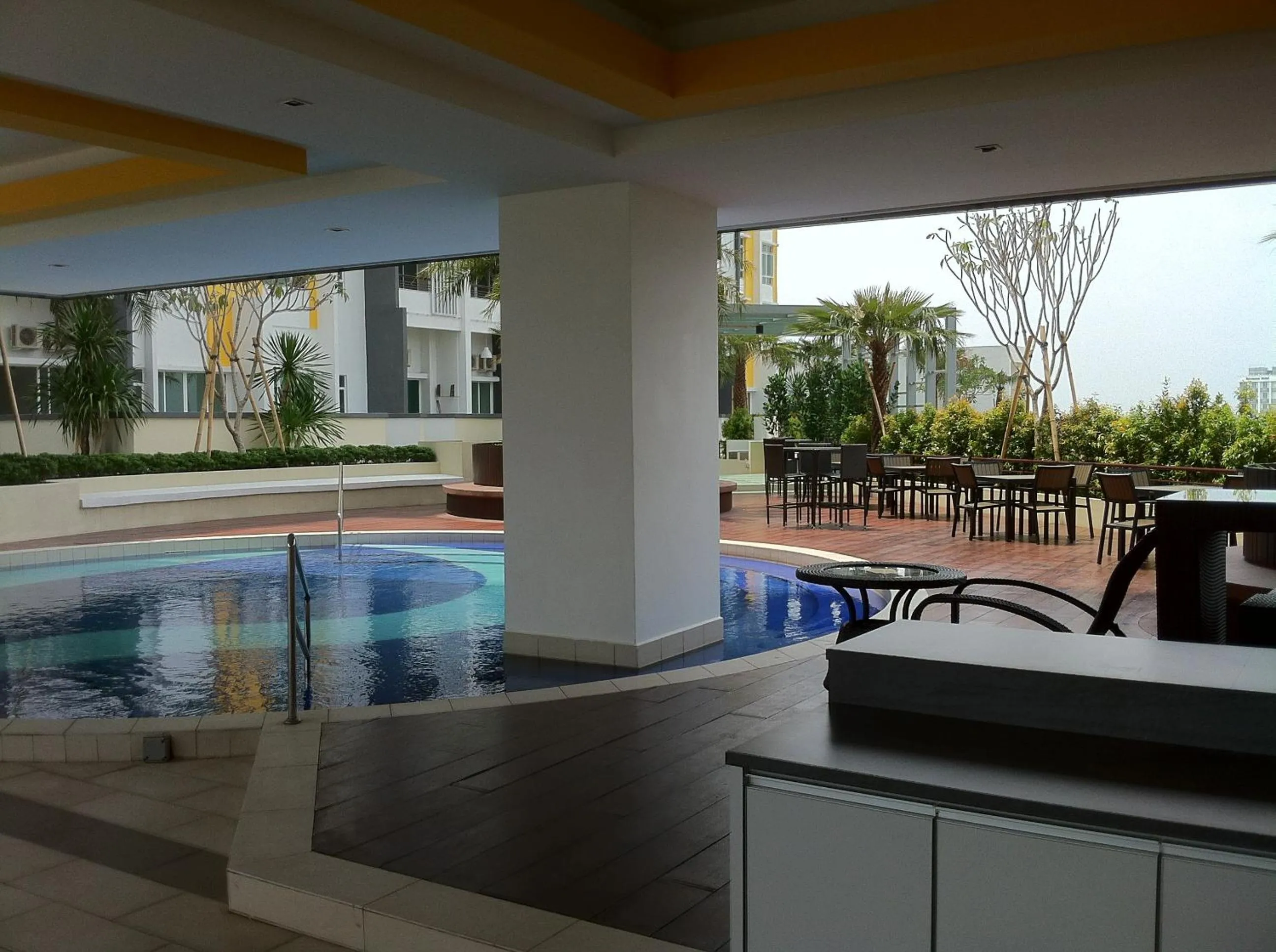 Swimming pool in The Majestic condo Ipoh