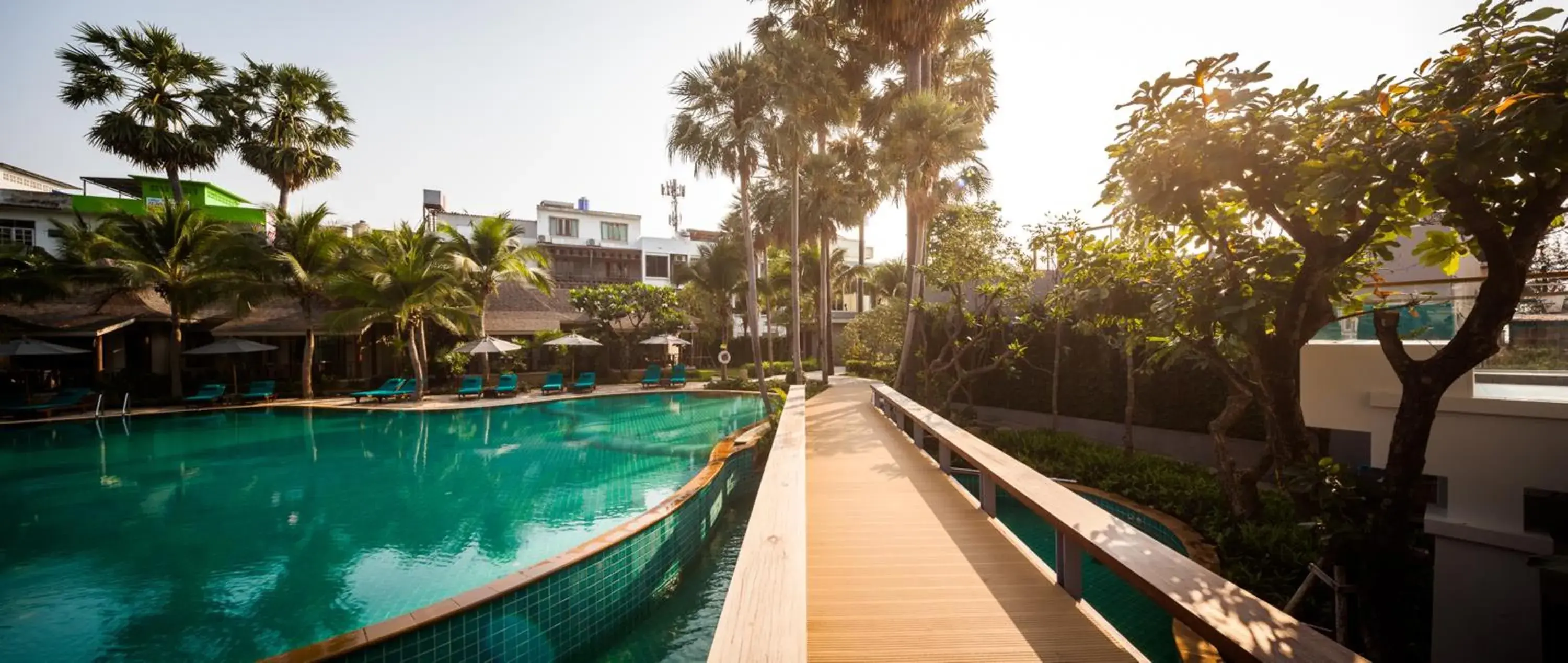 Swimming pool in Bann Pantai Resort Swimming pool in Bann Pantai Resort