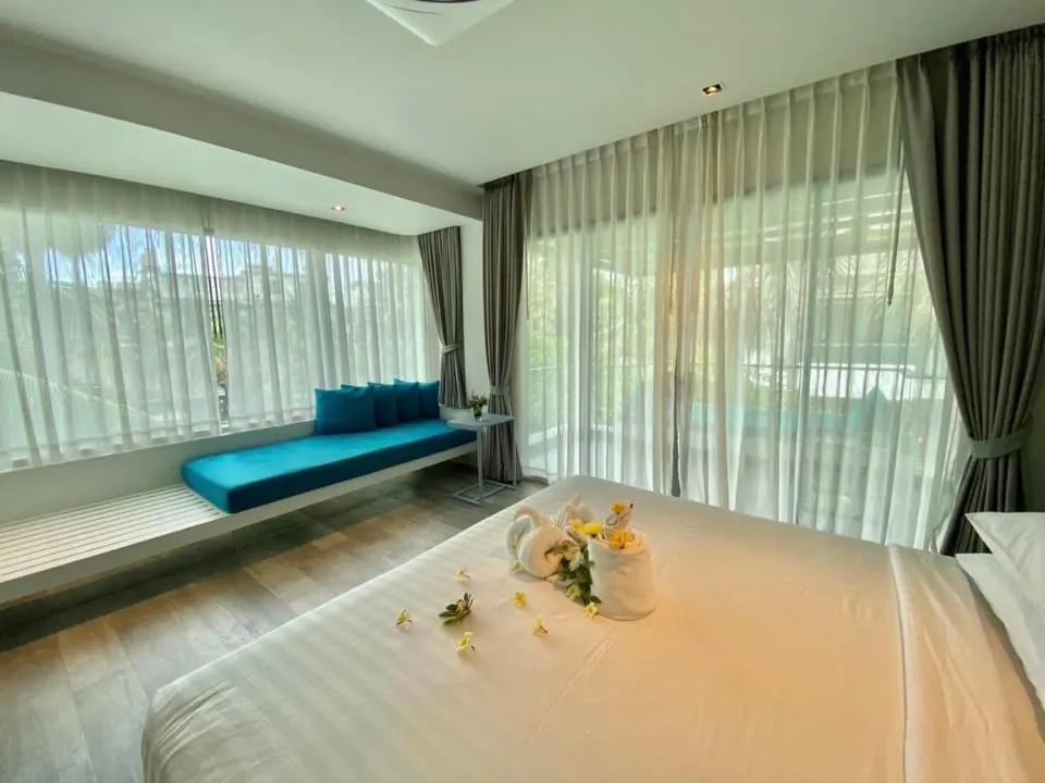 Bed in Bann Pantai Resort