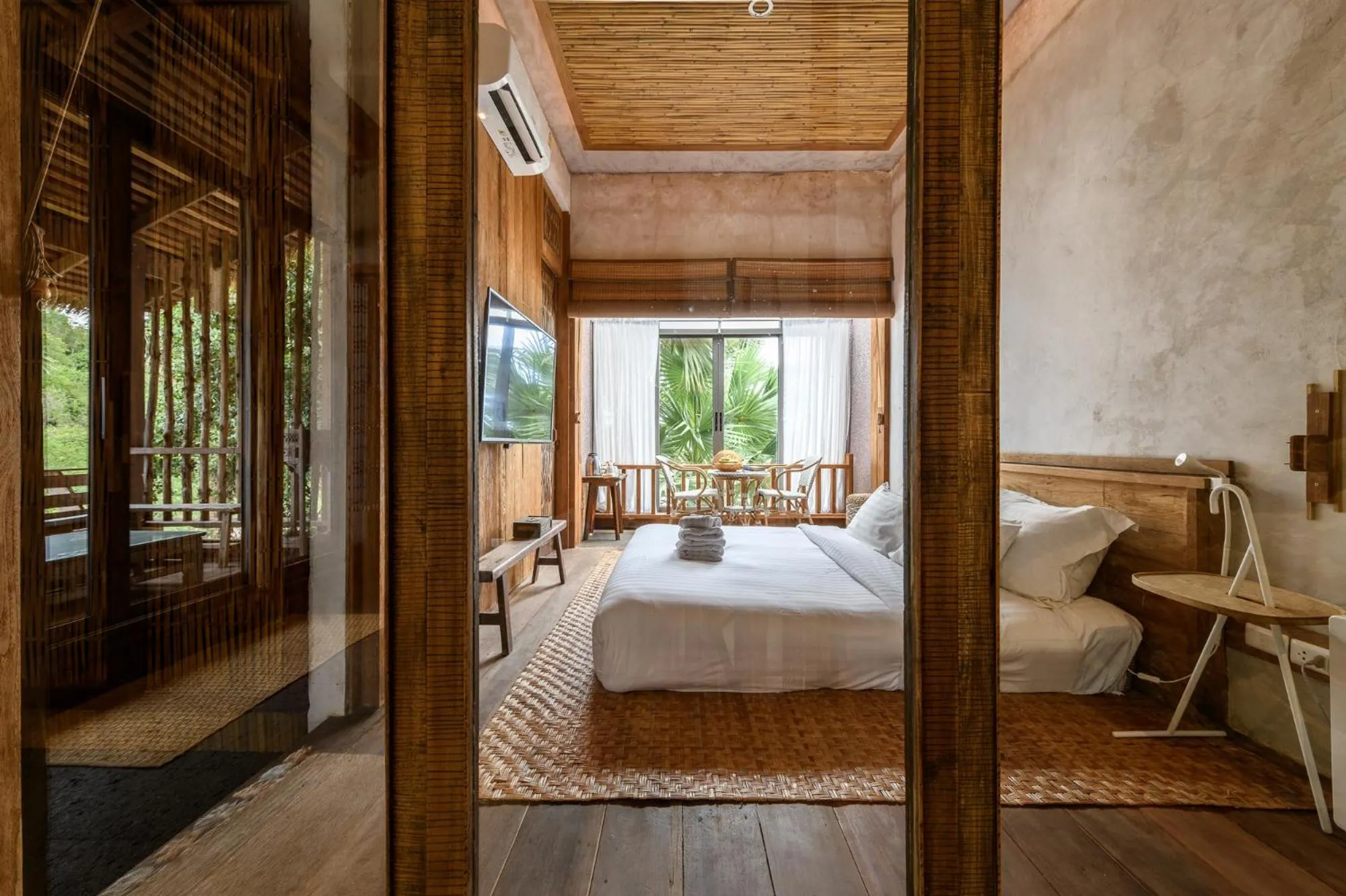 Bedroom, Bed in LA A NATU Sam Roi Yot