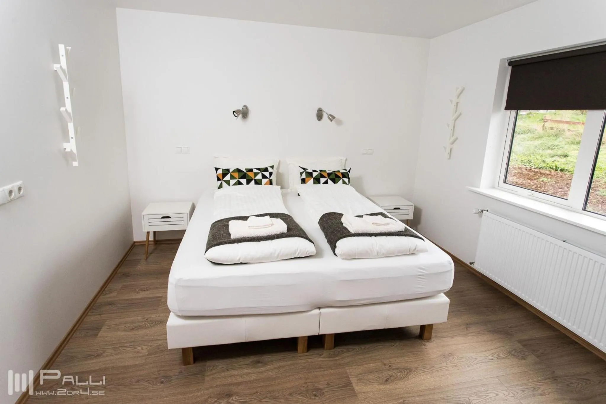 Bed in Vallakot Farm Guesthouse