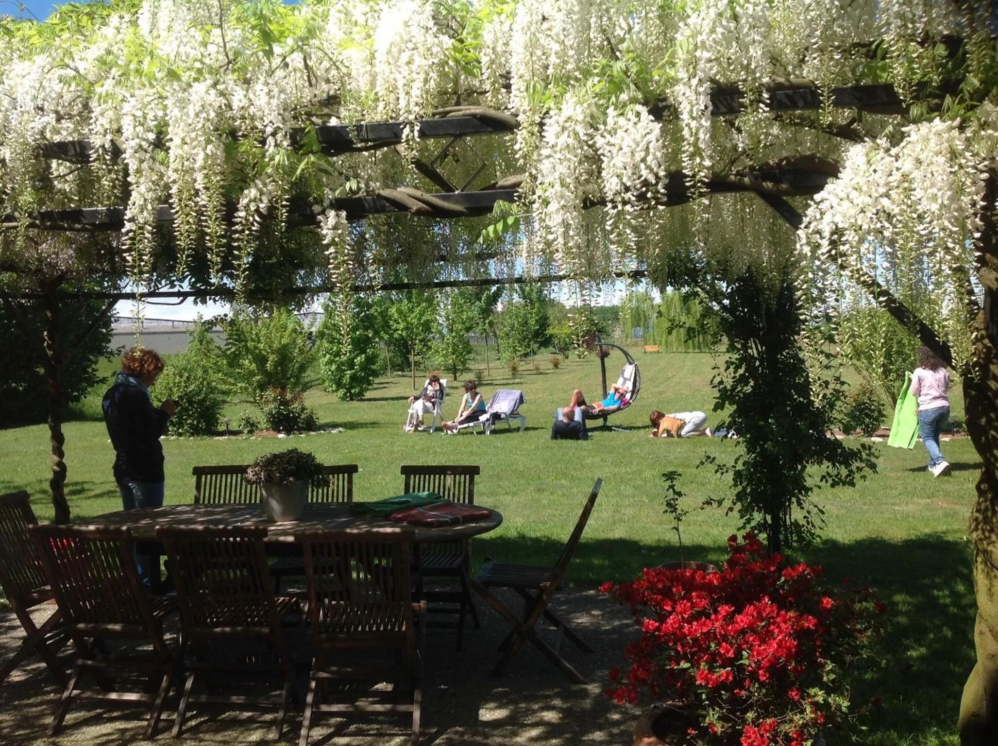 Garden in B&B La Castellana