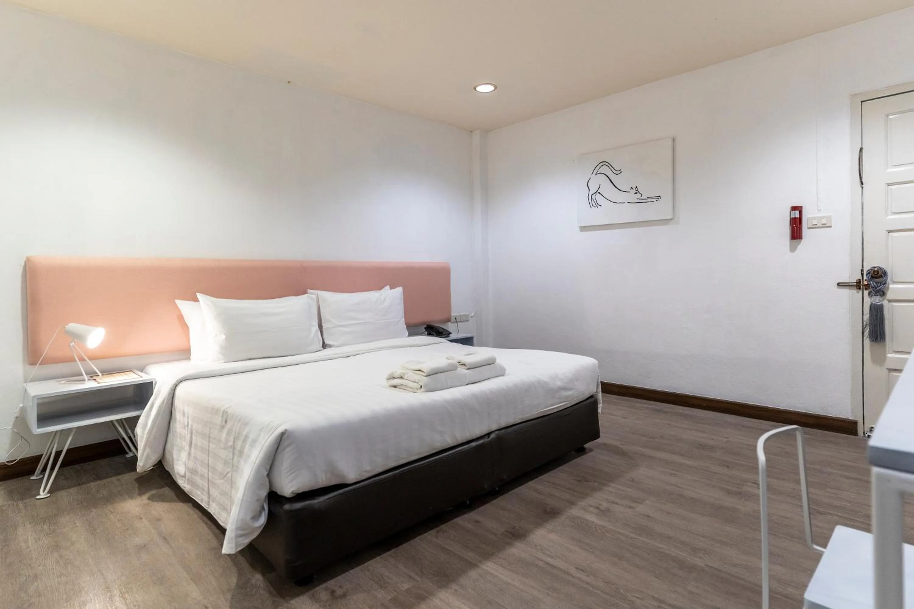 Decorative detail, Bed in Parasol Inn Chiang Mai Old City