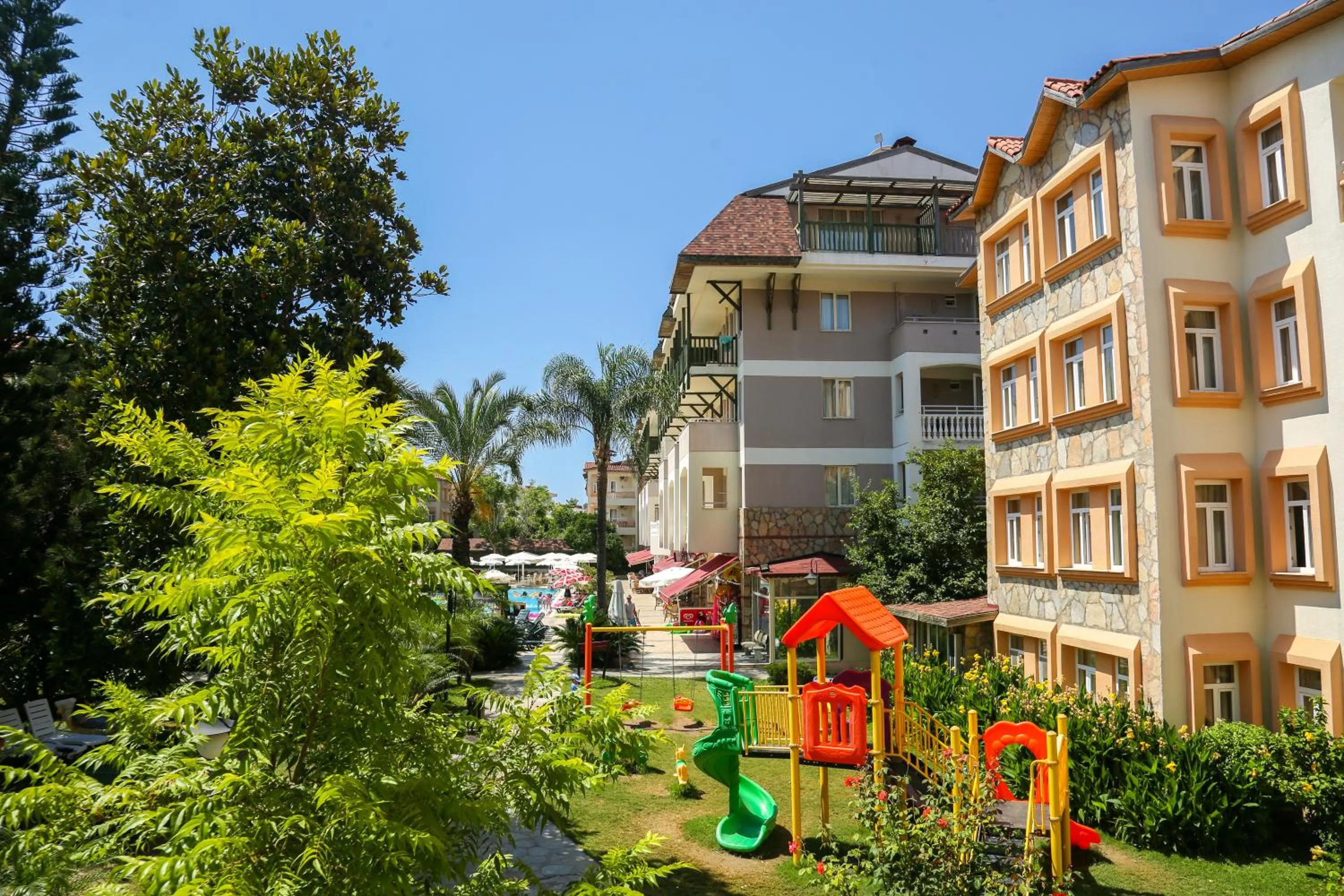 Children play ground in Side Village Family Suite - All Inclusive