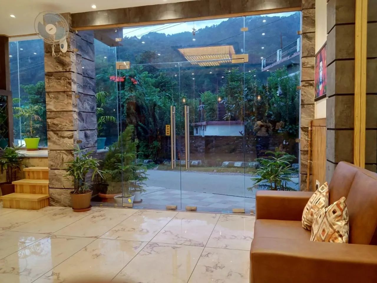 Seating area in Hotel Nature's View